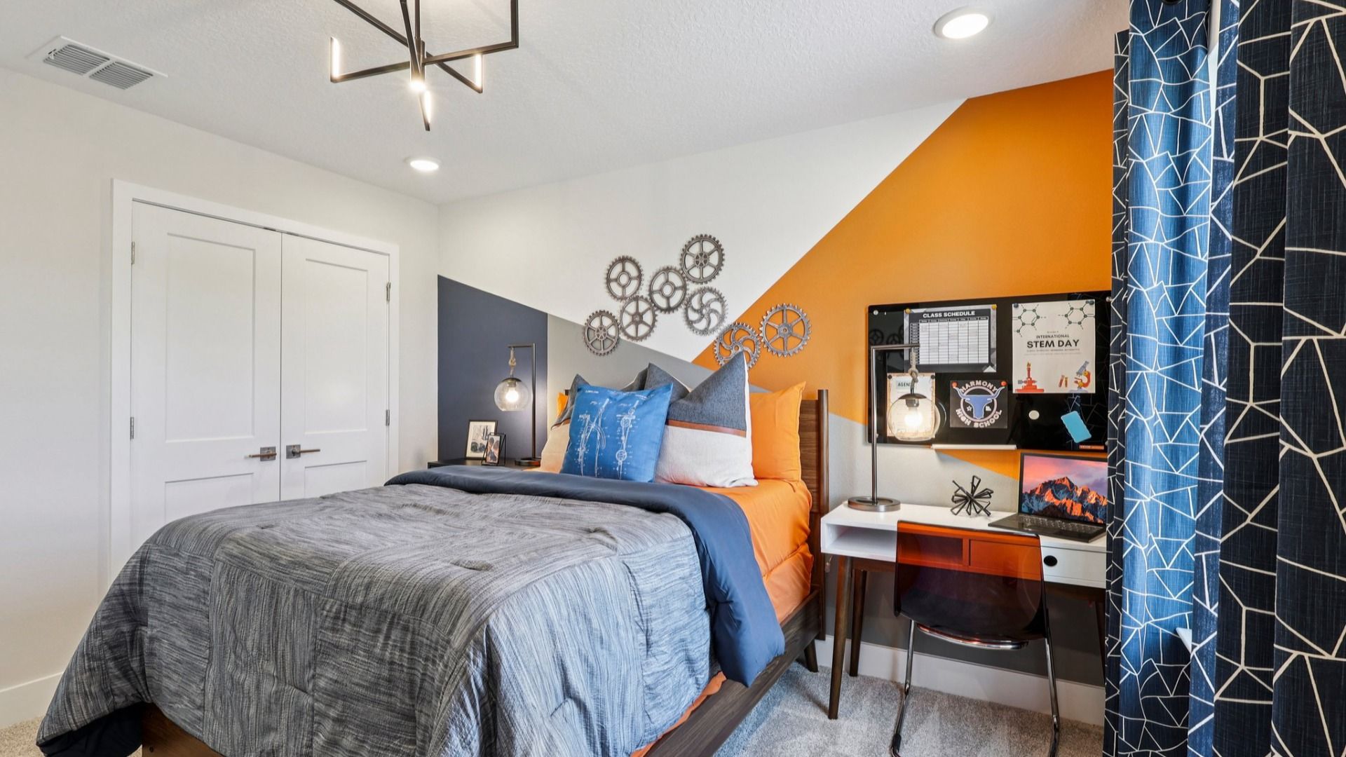 The Mangrove Second Floor Bedroom at Lakeside at Satilla by DRB Homes in Saint Cloud, FL