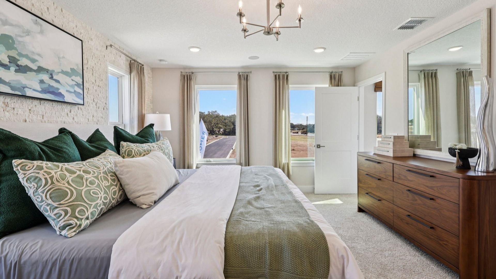 The Mangrove Model Primary Suite at Lakeside at Satilla by DRB Homes in Saint Cloud, FL