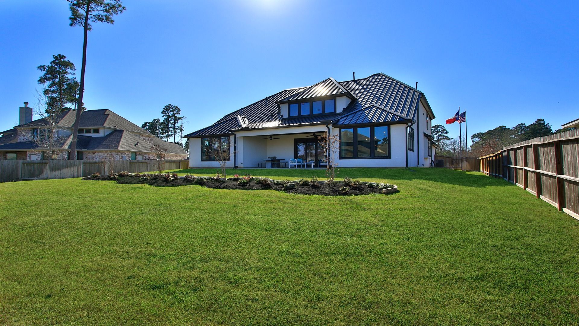 quarter acre homesites with ample backyard space