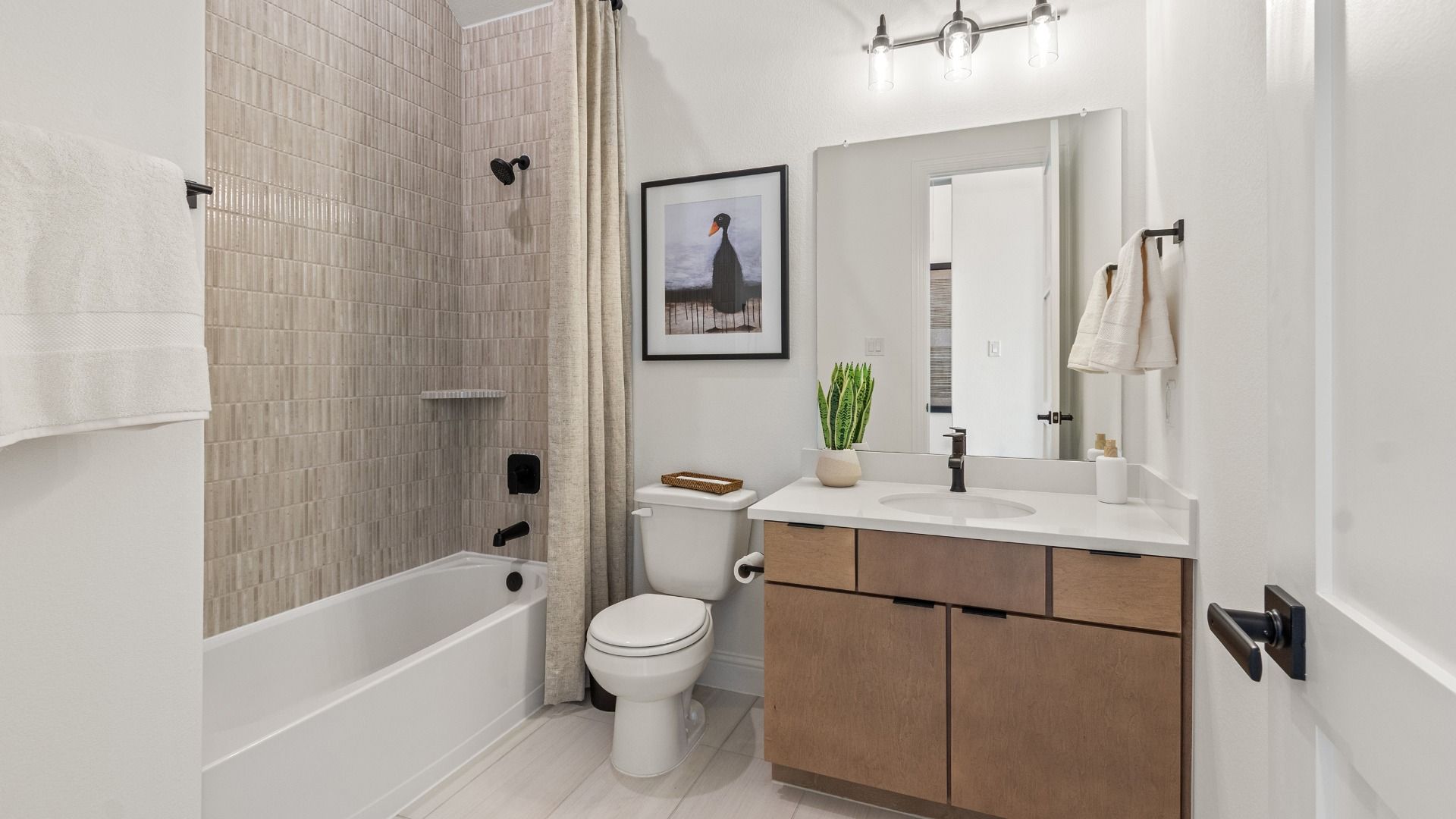 Luxurious tub with exquisite tilework in River Ranch.