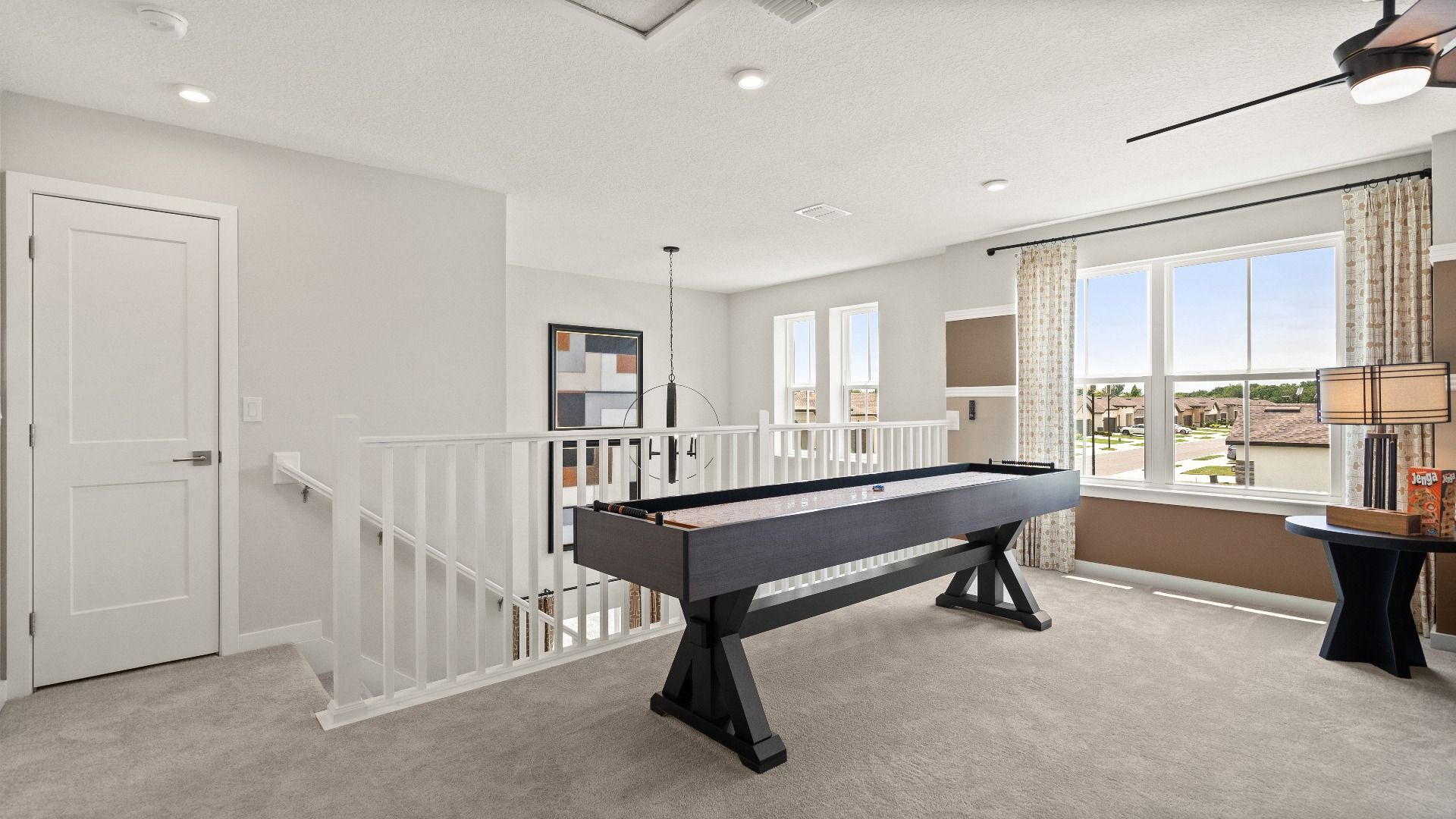 The Jupiter Model Home, Features a Second Floor Loft Space, that is Available in Hamilton Bluff.