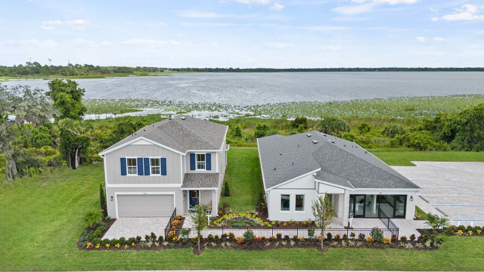 Willowbrook North Model Homes, The Castaway and the Ponte Vedra situated on Lake Fannie located inWinter Haven, FL