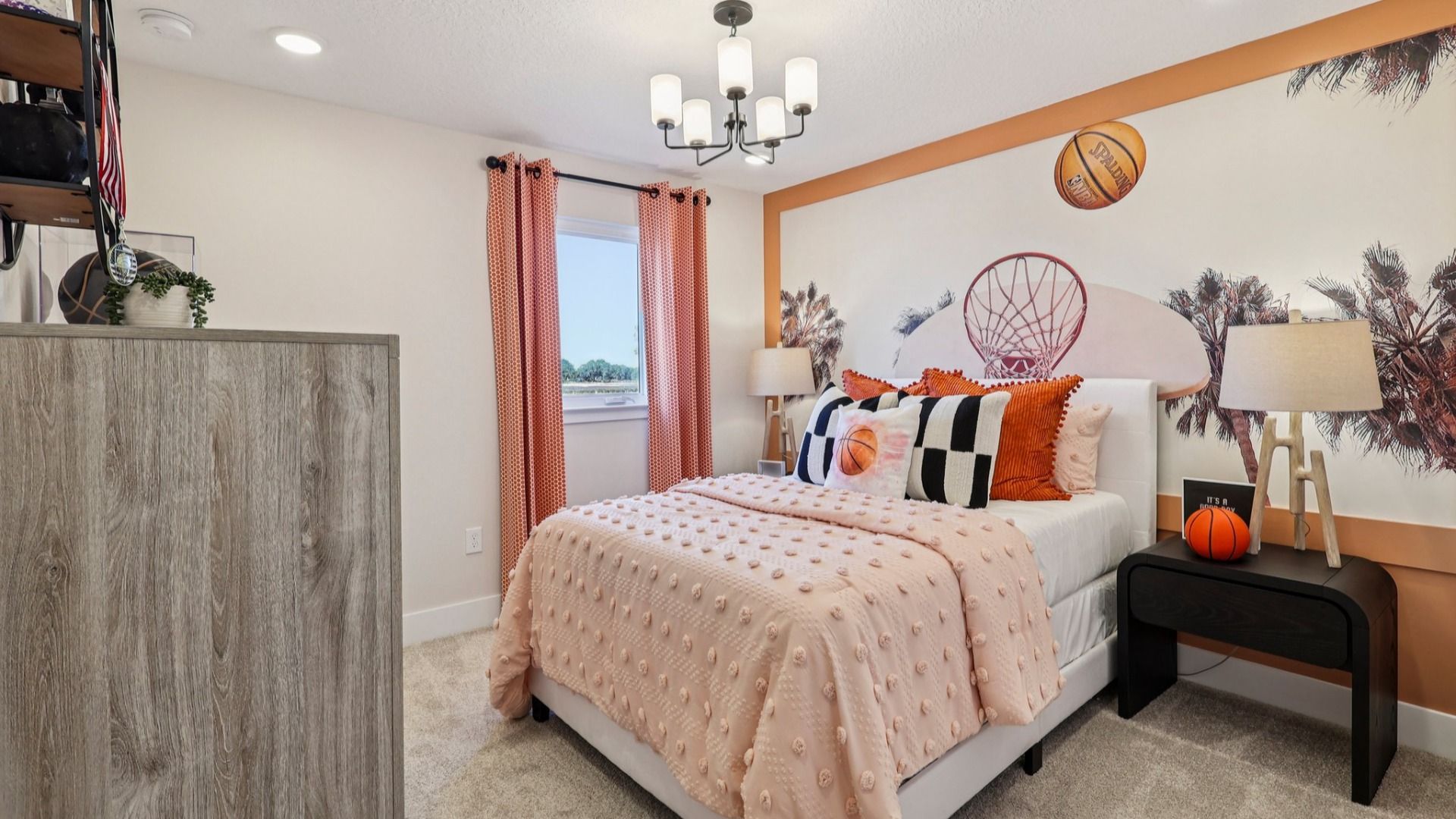 Lakeside at Satilla Model Home Guest Bedroom in the Mangrove Floor Plan by DRB Homes