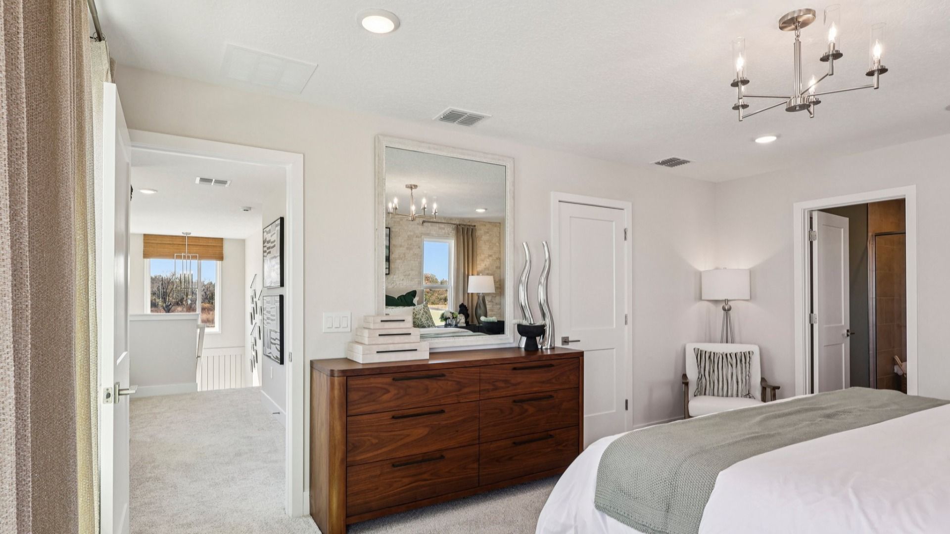 Lakeside at Satilla Model Home Primary Suite Mangrove Flooorplan by DRB Homes