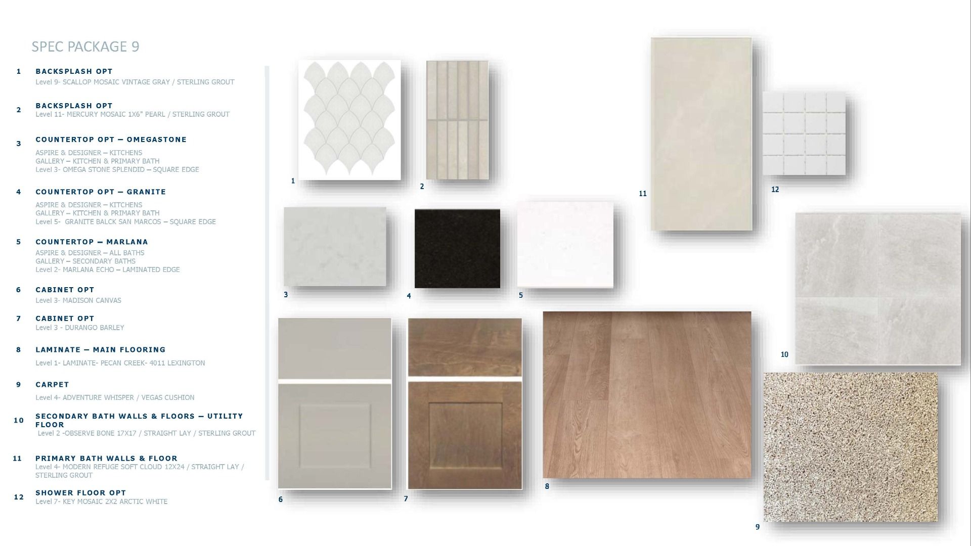 Selected Design Options for 747 Navarro Street.