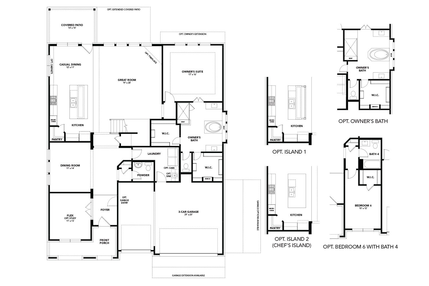Explore luxury residential architecture with a modern design in this elegant single family home floor plan.