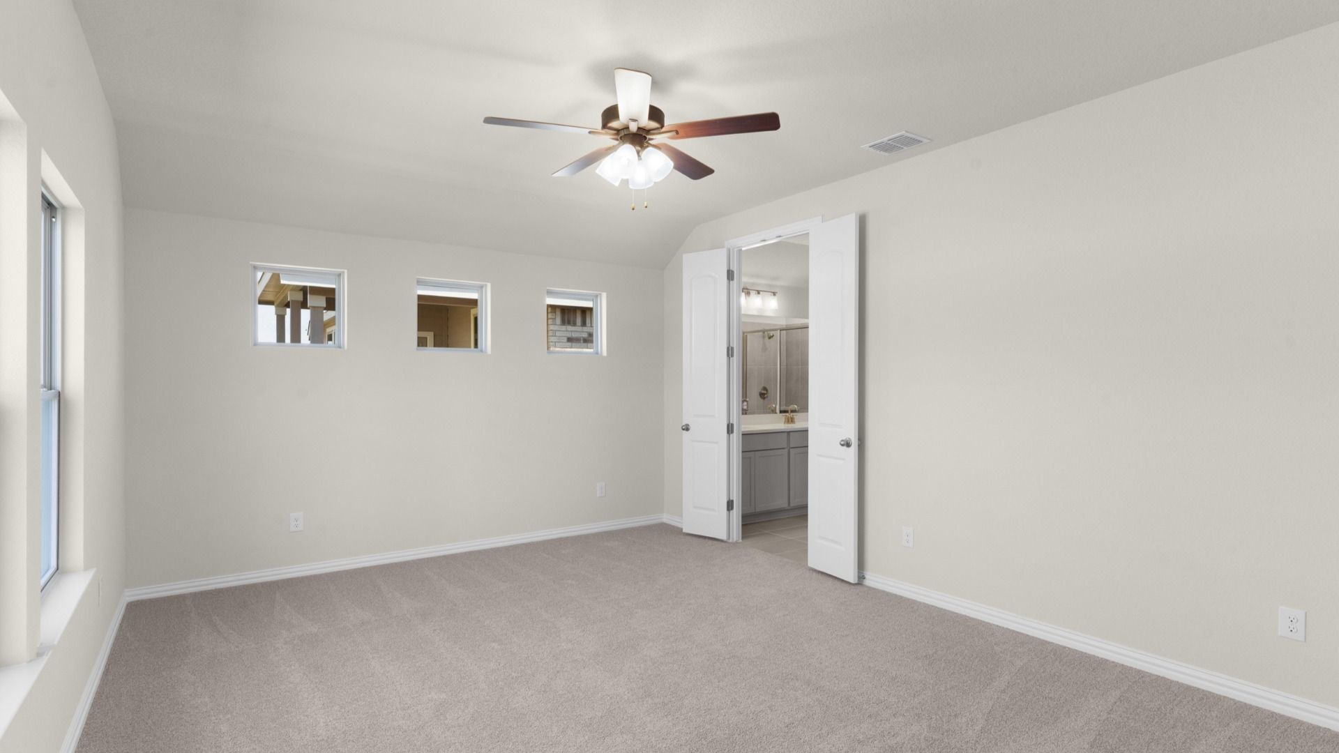 Owner's Suite with Ceiling Fan installed