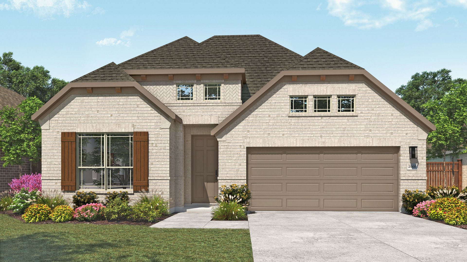 Elegant Residential Home Design: Single Family Architecture Layout