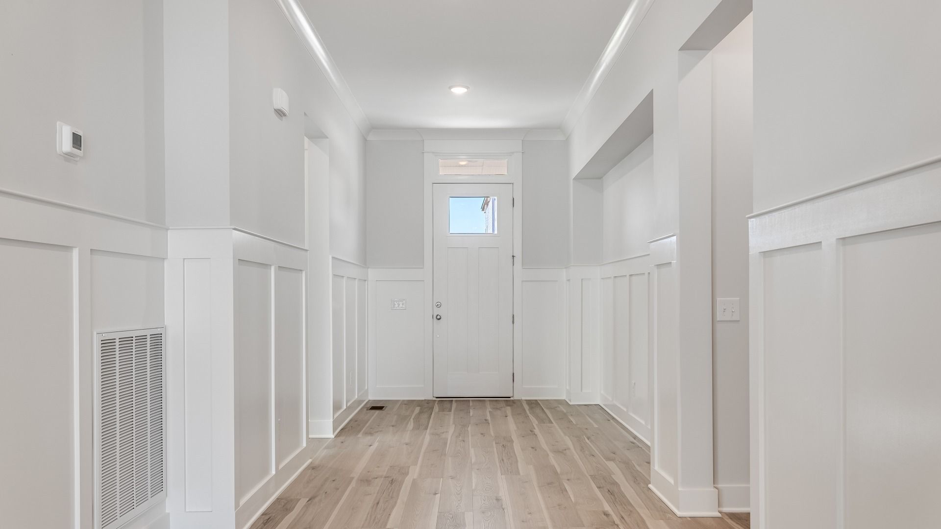 Gorgeous white painted and trimmed interior