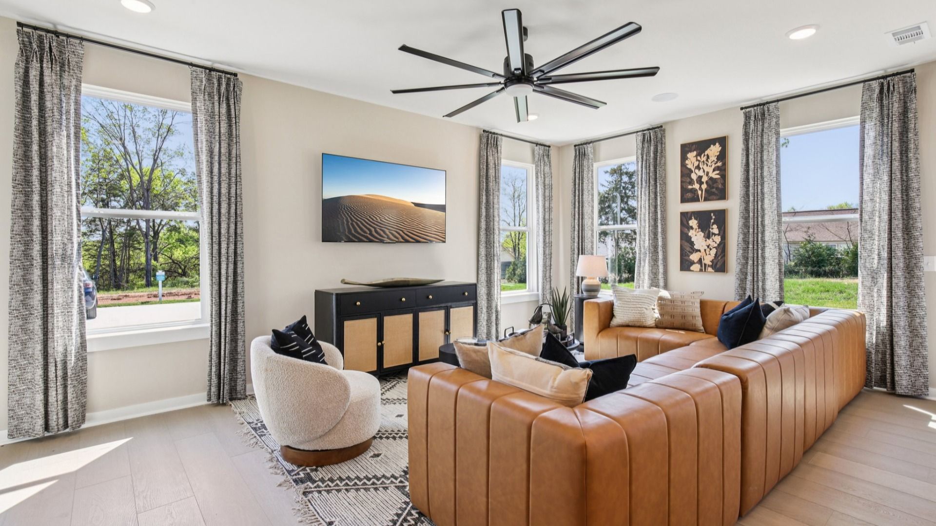 Welcoming gathering room for relaxing and spending quality time