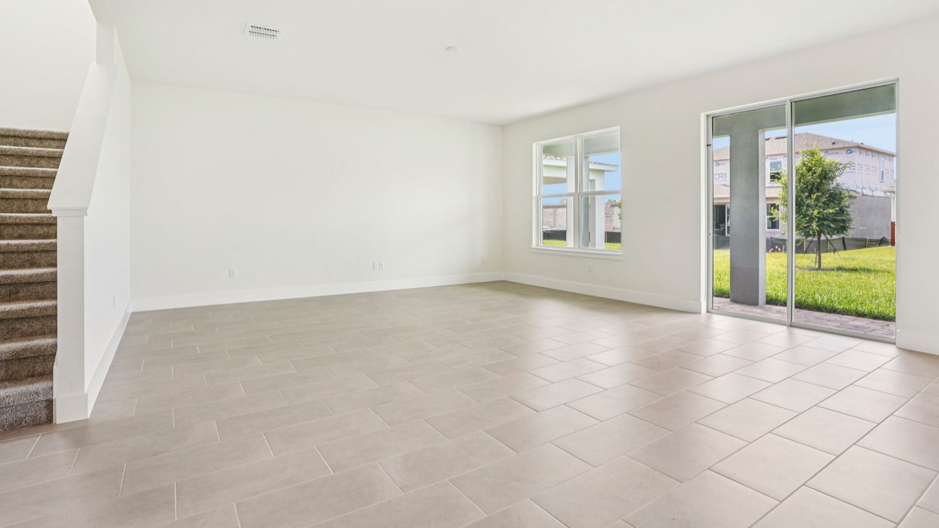 Plumeria Floor Plan featuring a spacious living area by DRB Homes in Trailside located in Mount Dora, FL