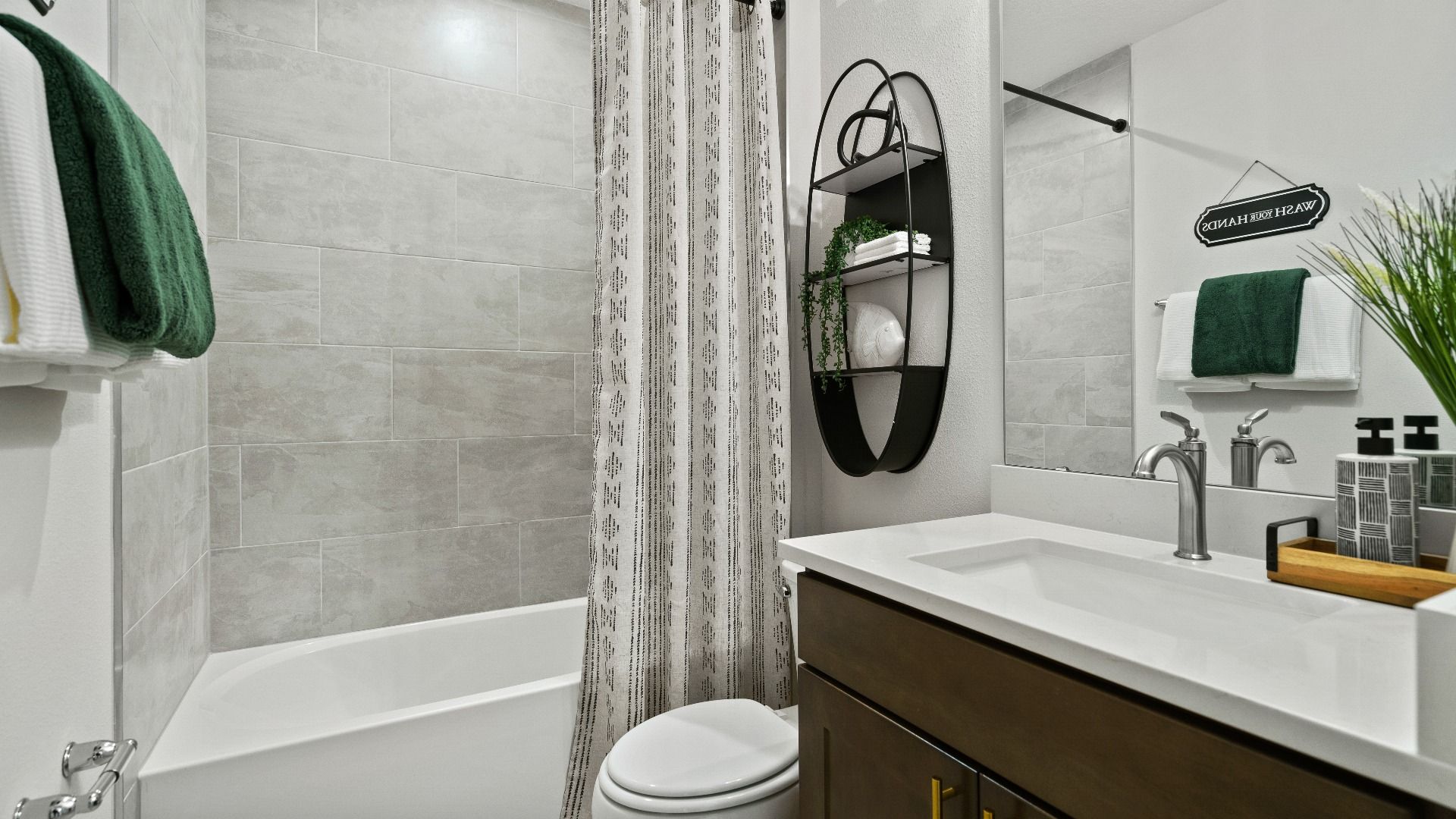 Atlantic Plan Single Story Home by DRB Homes, Full Bathroom in Liberty Trace located in Haines City FL.