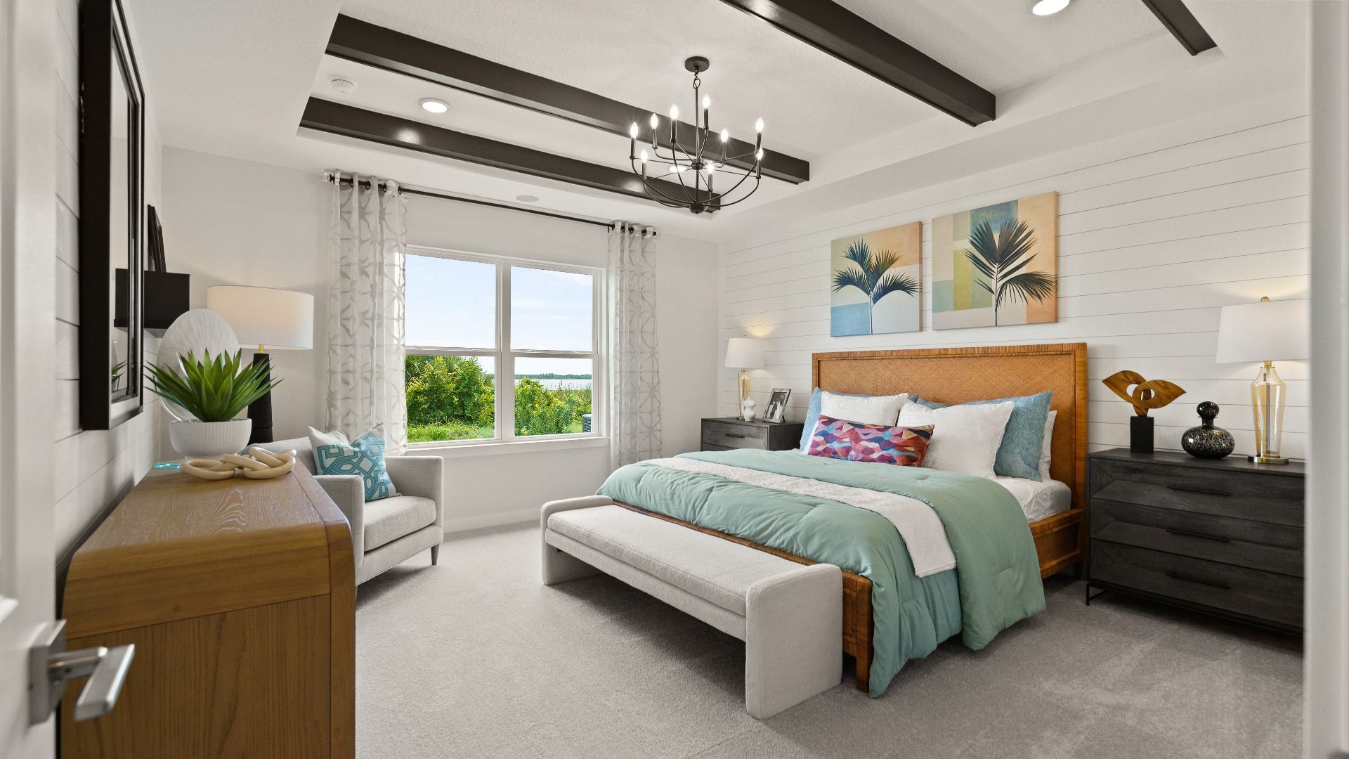Castaway Model Home Primary Suite, new home plan available at Liberty Trace in Haines City, fl