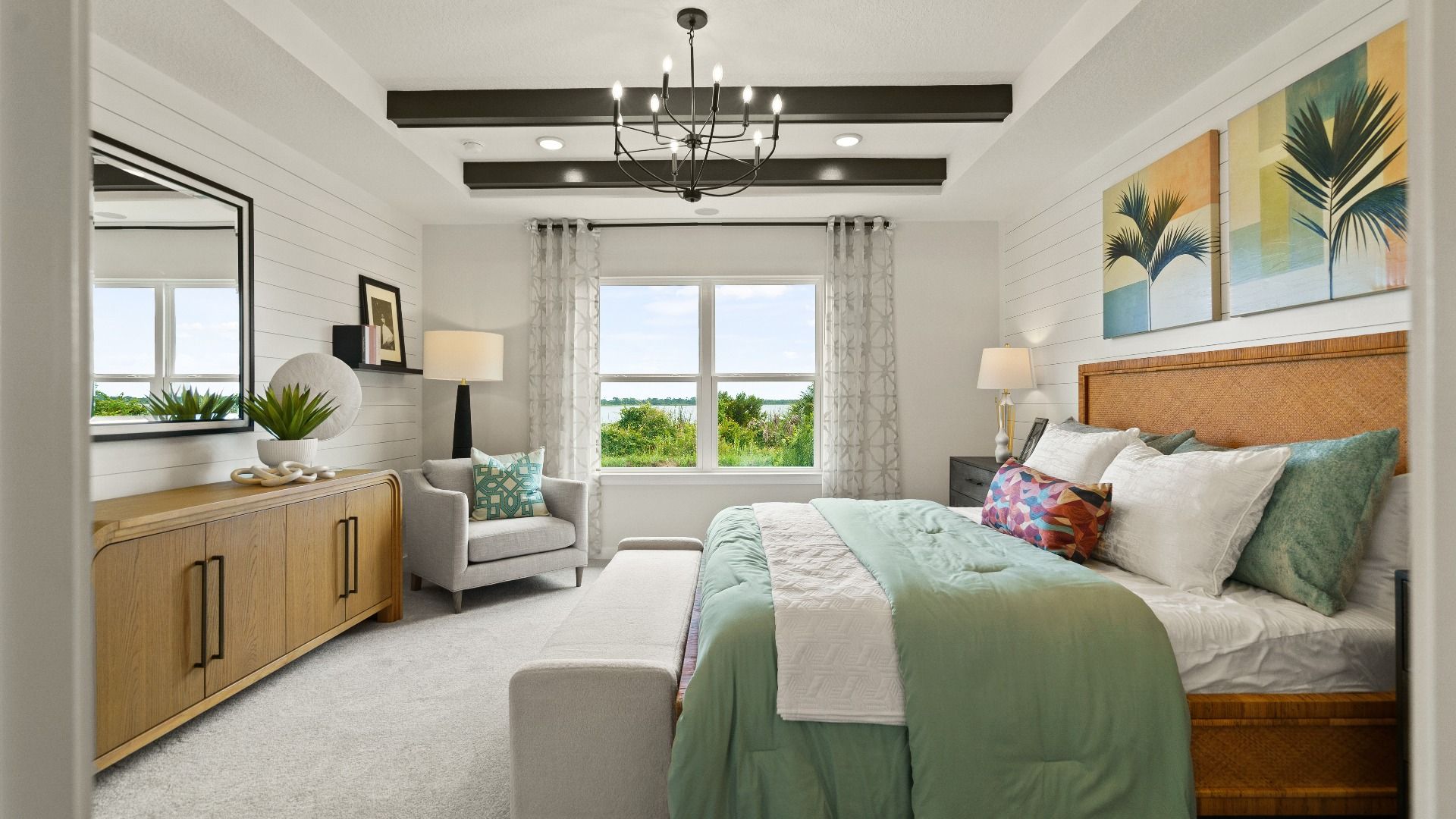 Castaway Model Home Primary Suite, new home plan available at Liberty Trace in Haines City, fl