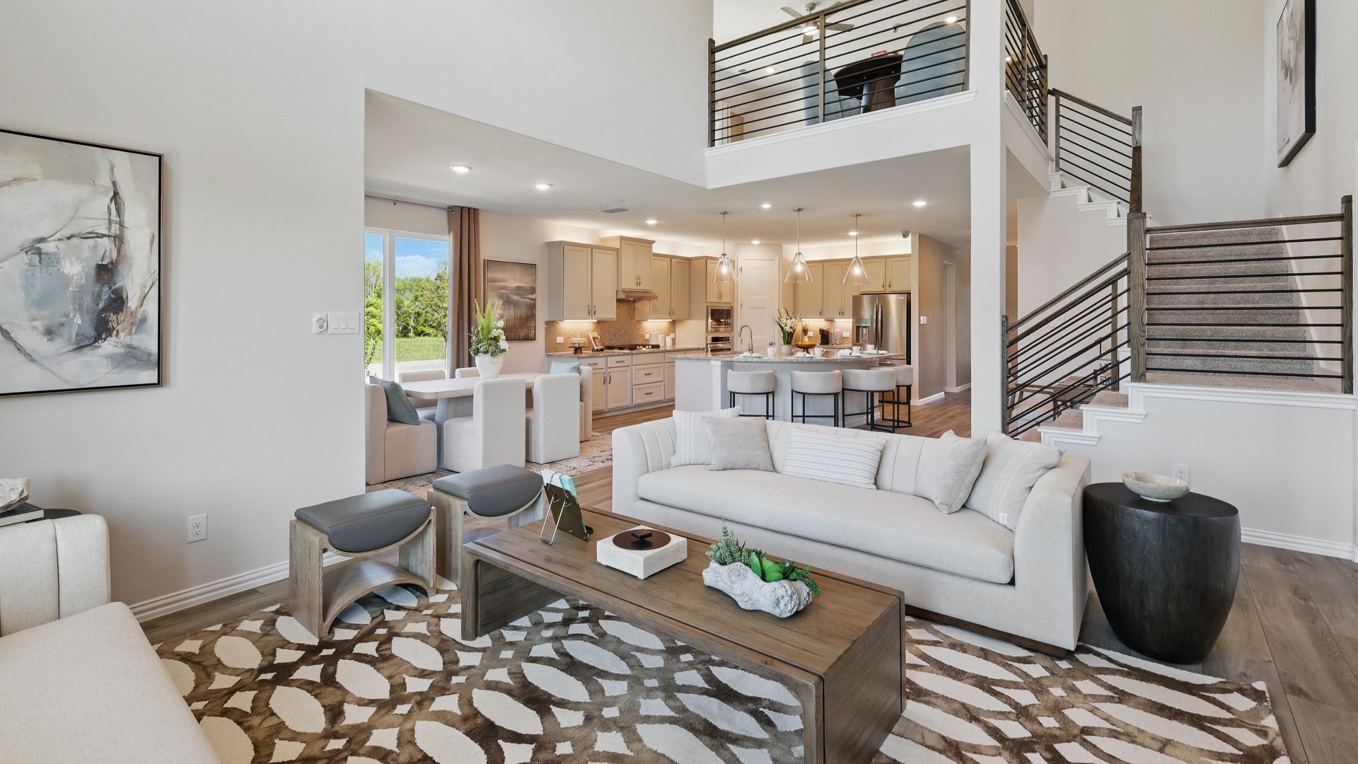 Modern single family home design with unique architectural style.