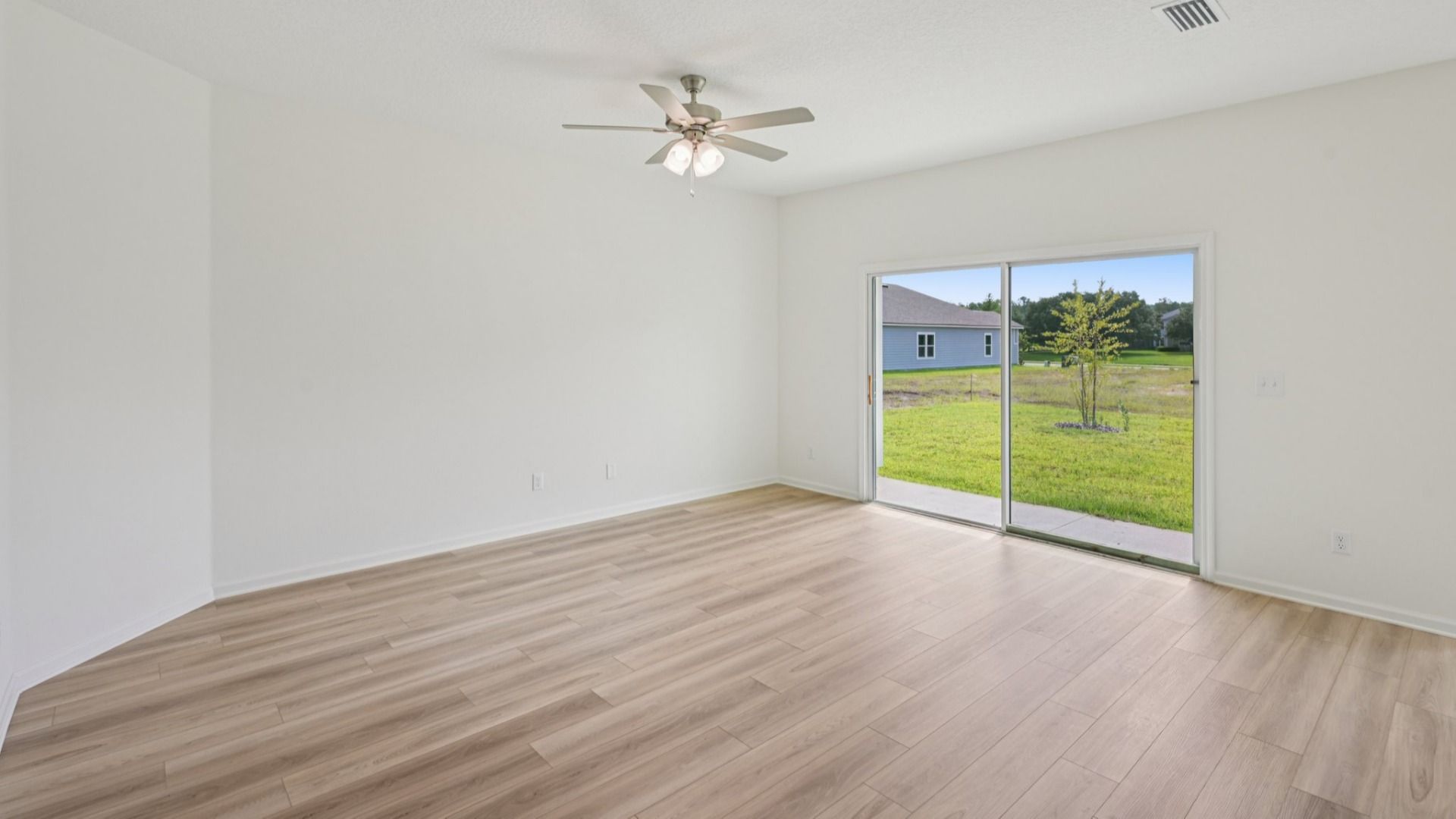 The Fleetwood Floor Plan Living Area by DRB Homes in Panther Creek New Jacksonville Home Community