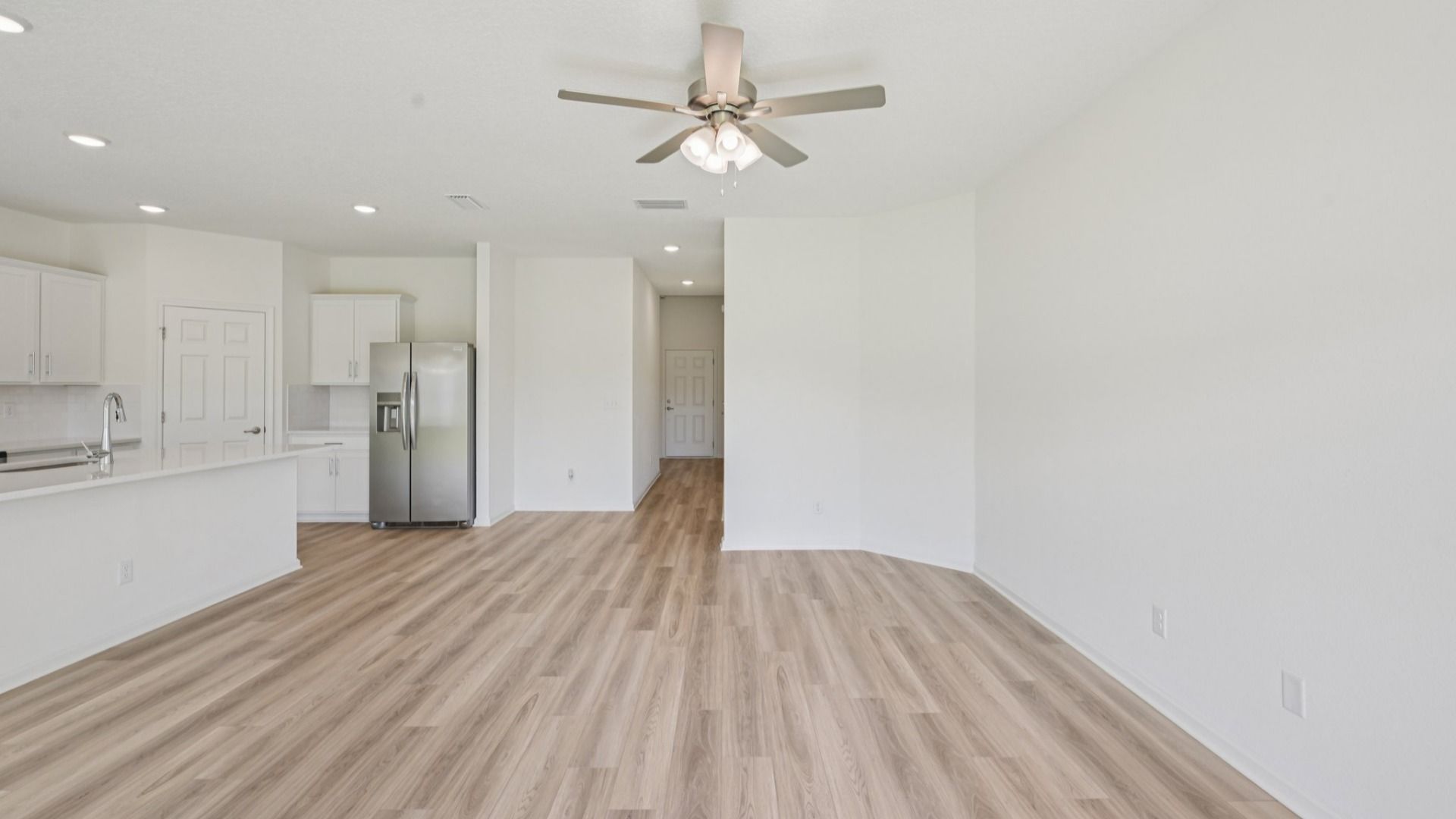 The Fleetwood Floor Plan Living Area by DRB Homes in Panther Creek New Jacksonville Home Community