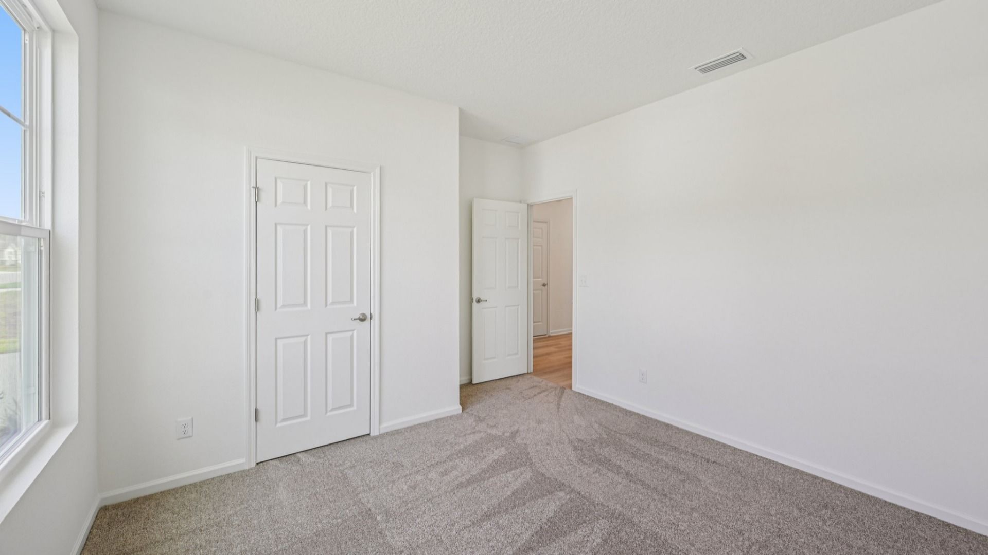 The Fleetwood Floor Plan Secondary Bedroom by DRB Homes in Panther Creek New Jacksonville Home Community