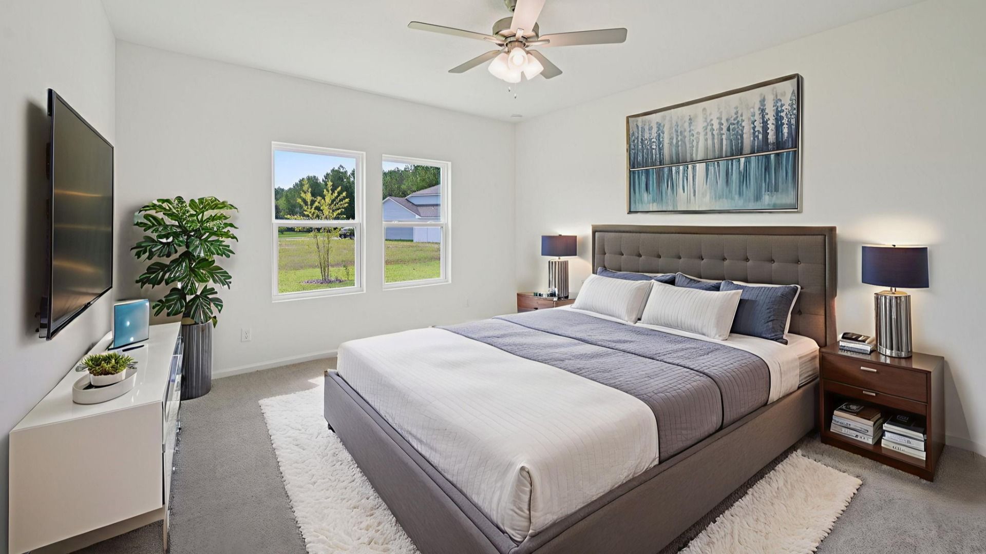 The Fleetwood Floor Plan Primary Suite by DRB Homes in Panther Creek New Jacksonville Home Community