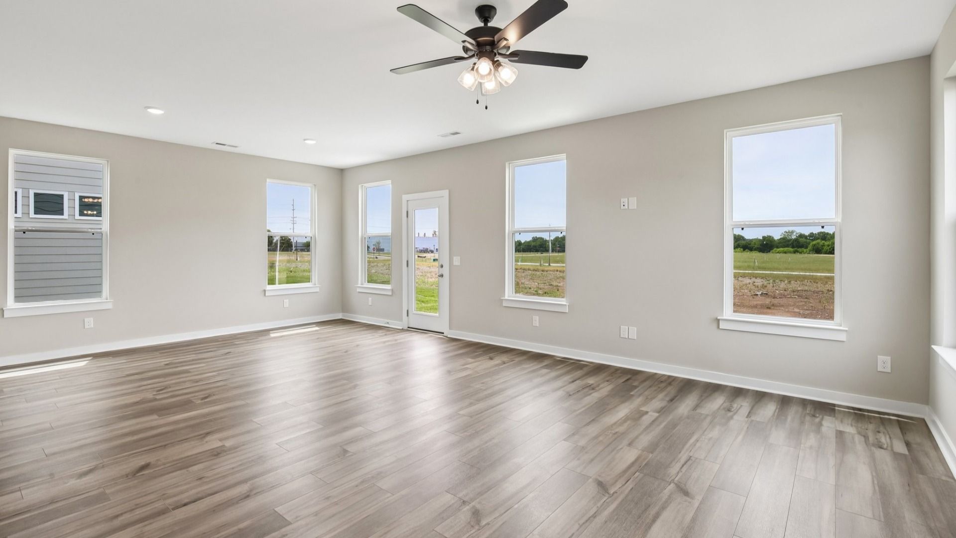 Image of First Floor with hard surface flooring and bright natural light through windows
