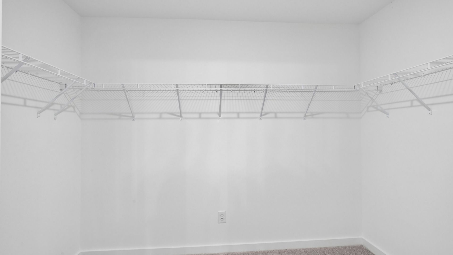 Closet with shelving
