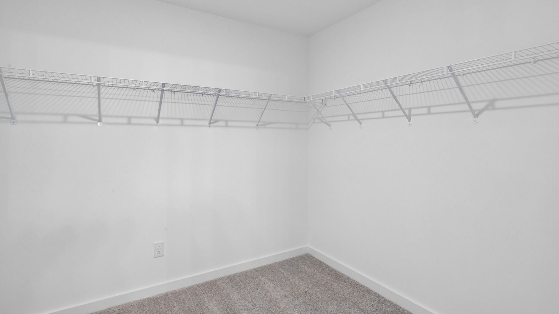 Closet with shelving