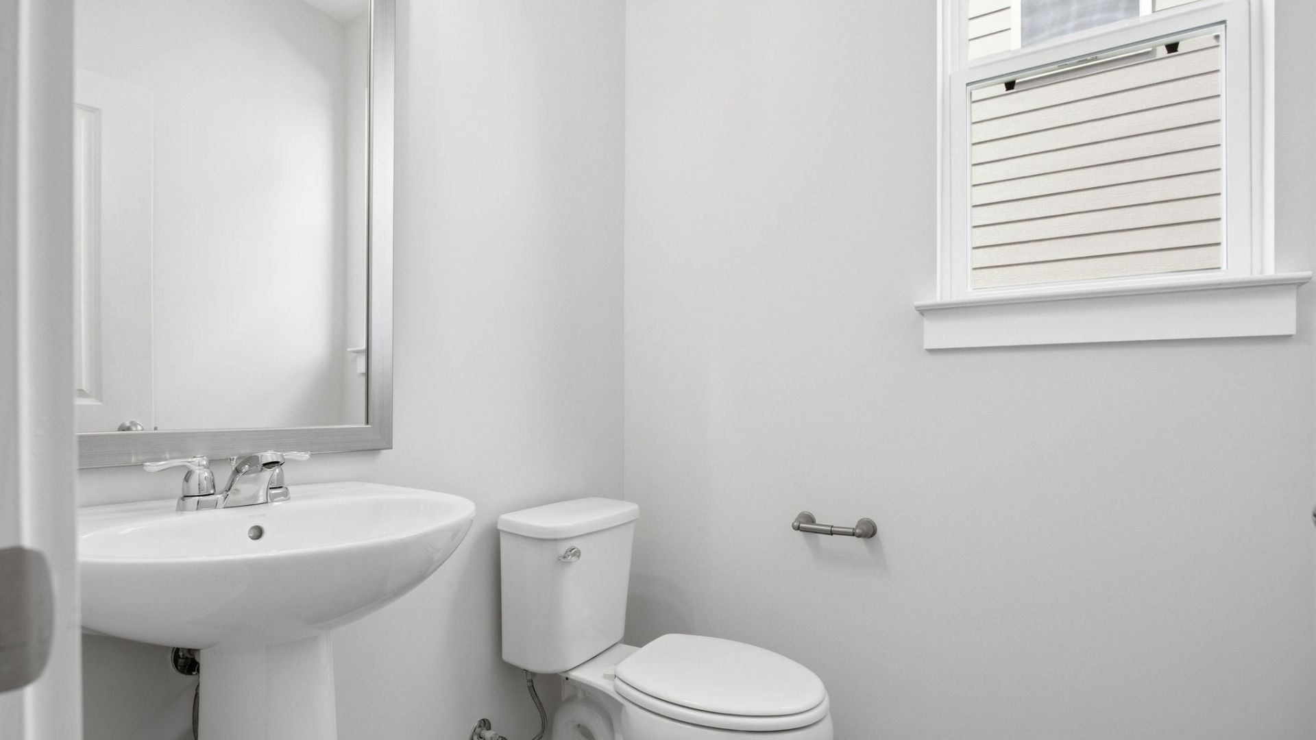 Powder Room with window