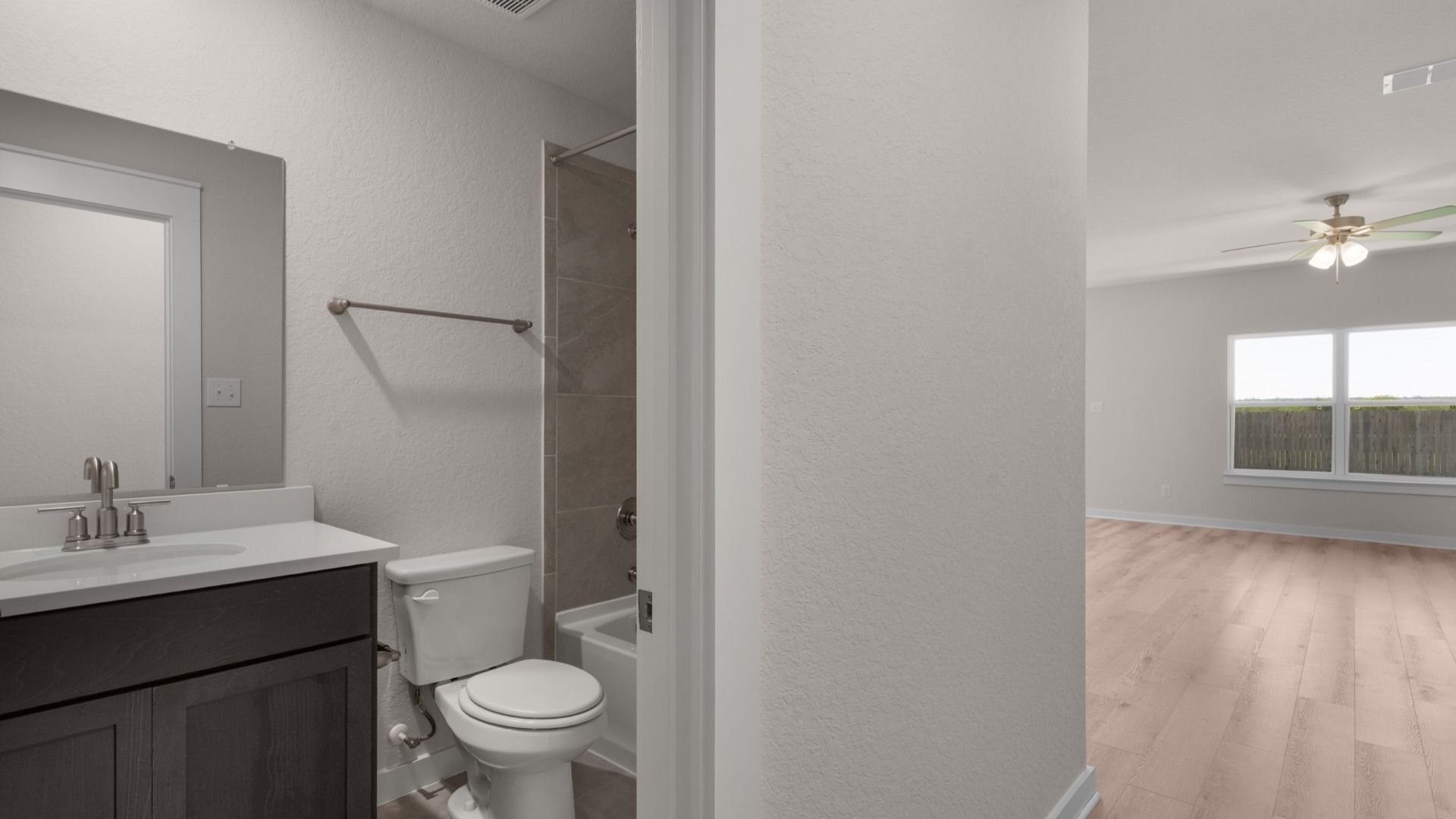 Secondary Bathroom conveniently located near the Great Room.