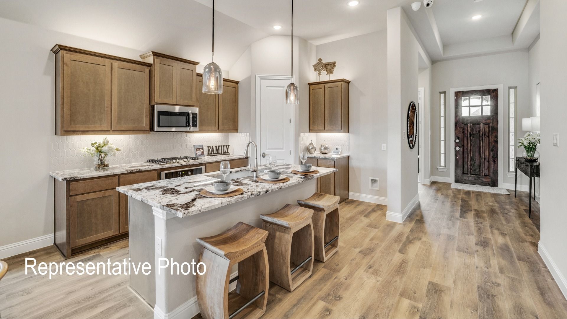Model home photos of similar floorplans, not pictures of actual home.