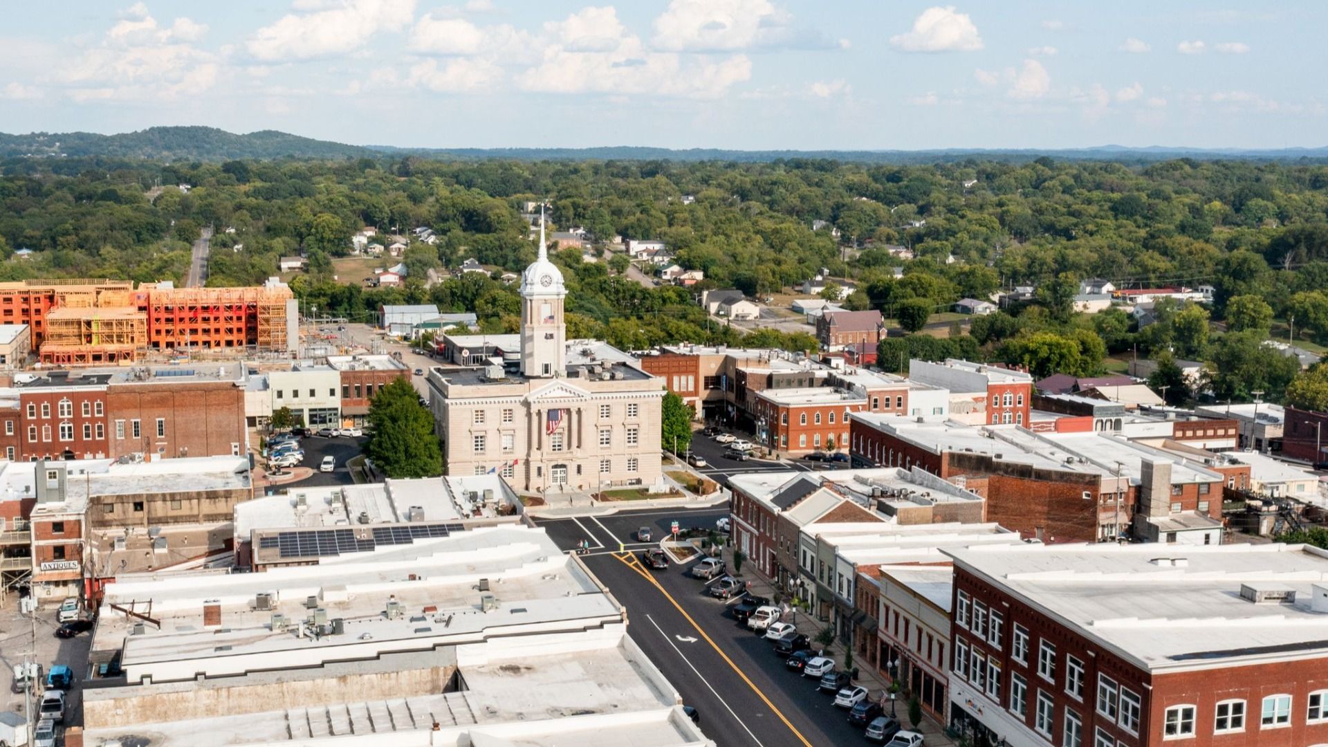 Overview of downtown Columbia