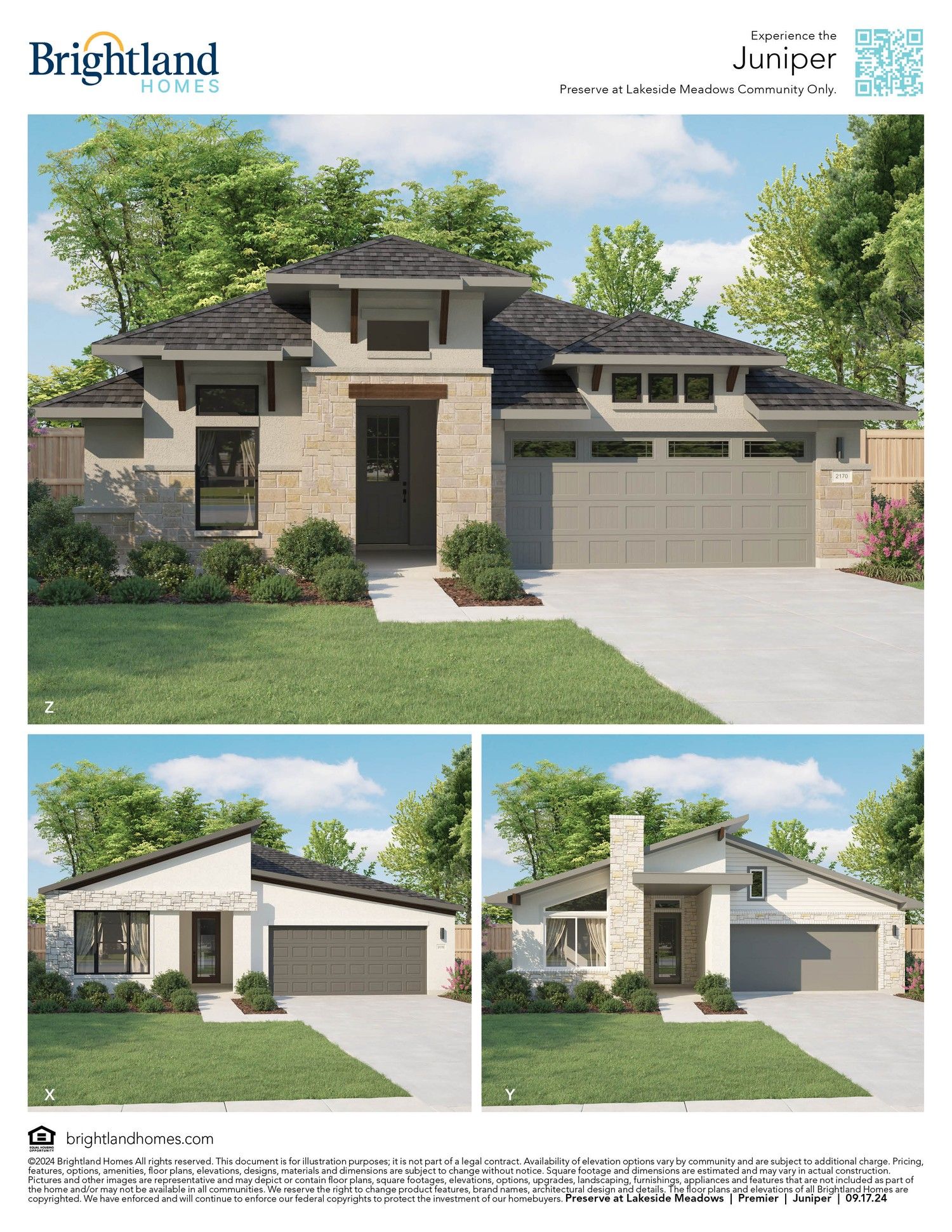 Luxury architecture and design define these modern single-family home renders.