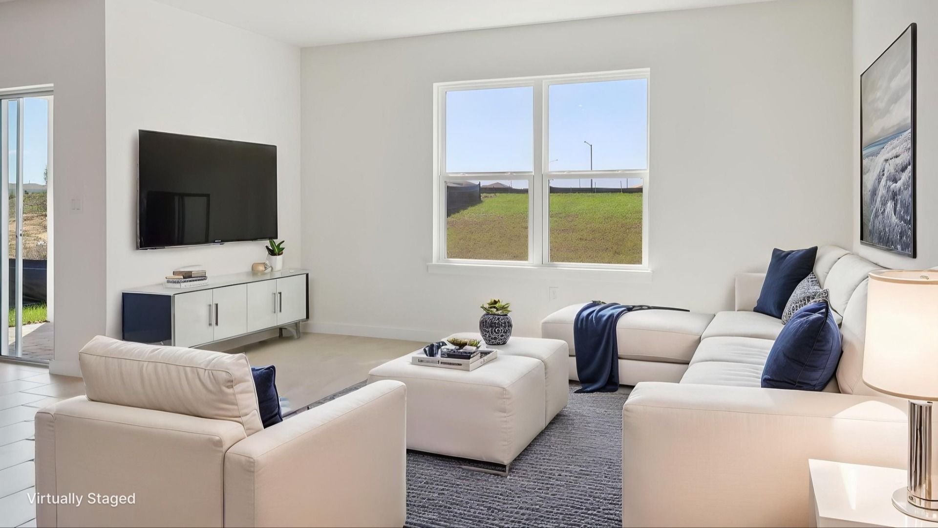 Atwood Floor Plan Living Area by DRB Homes in Liberty Trace New Homes in Haines City, FL