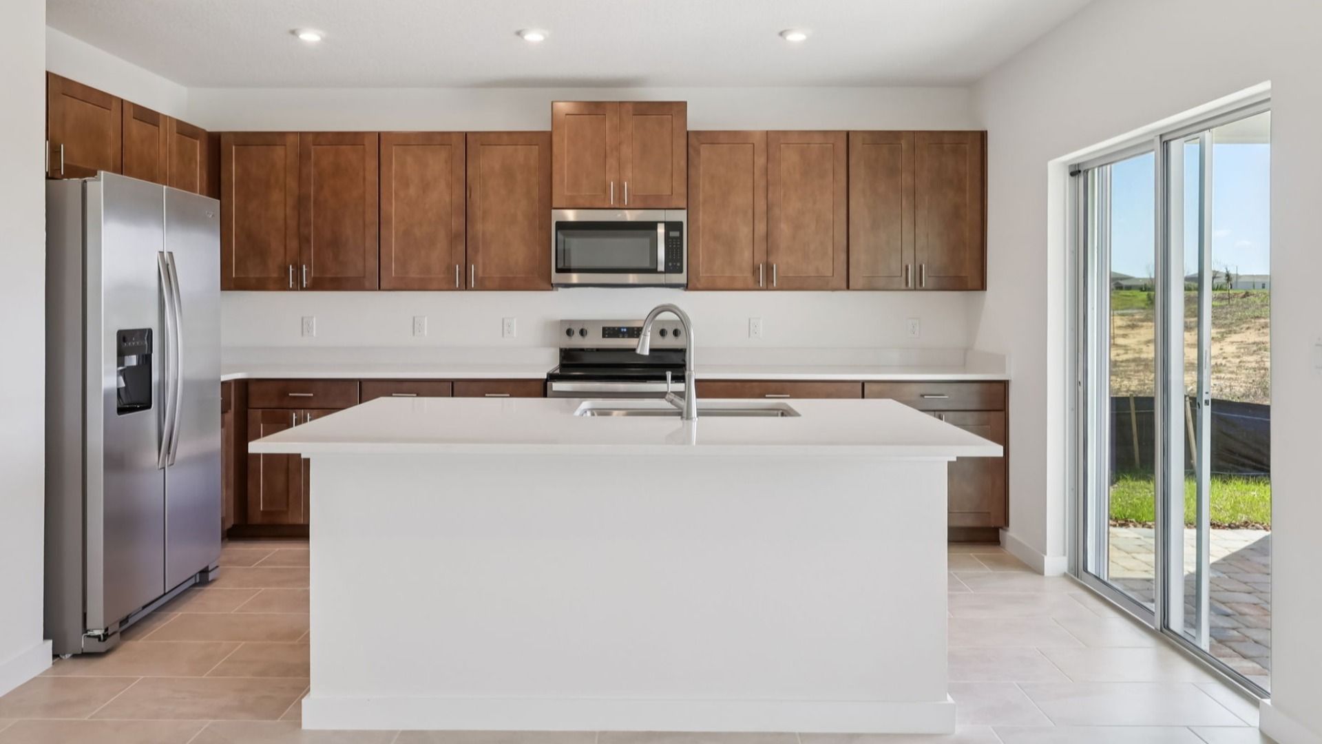 Atwood Floor Plan Kitchen by DRB Homes in Liberty Trace New Homes in Haines City, FL