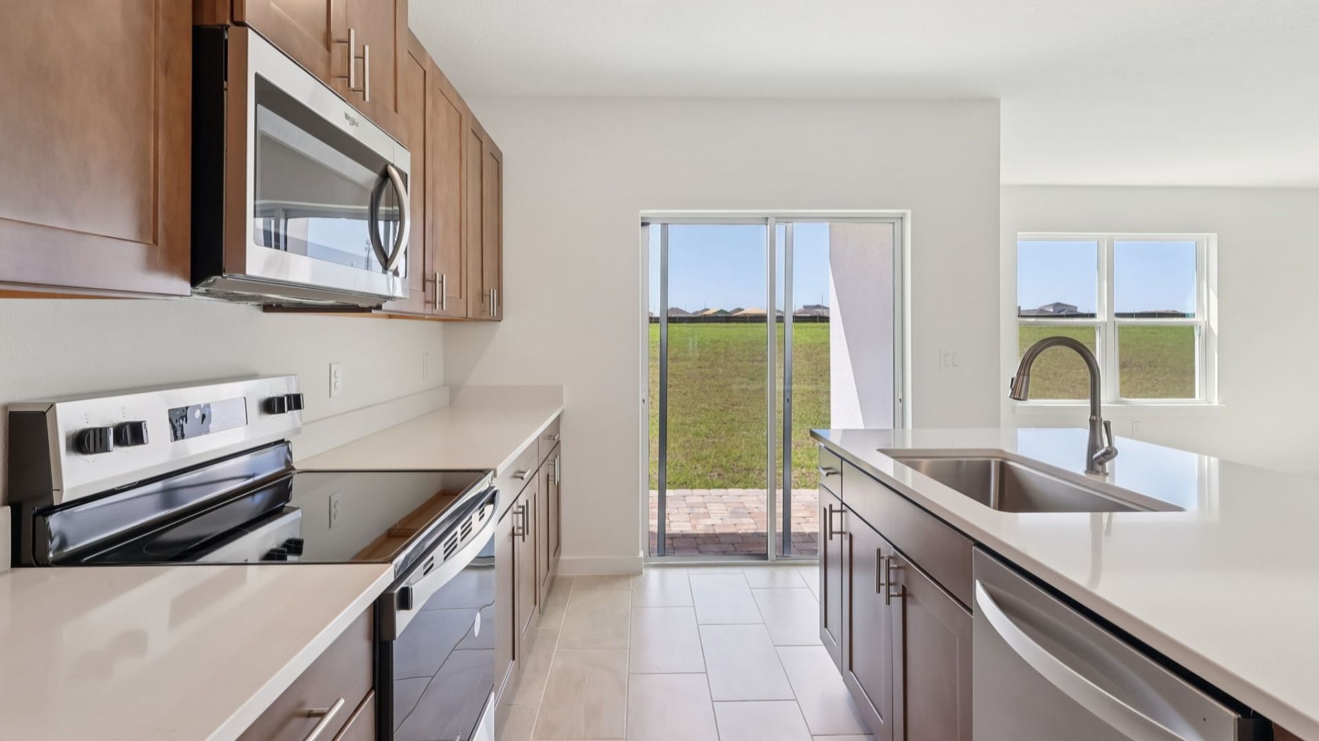 Atwood Floor Plan Kitchen by DRB Homes in Liberty Trace New Homes in Haines City, FL