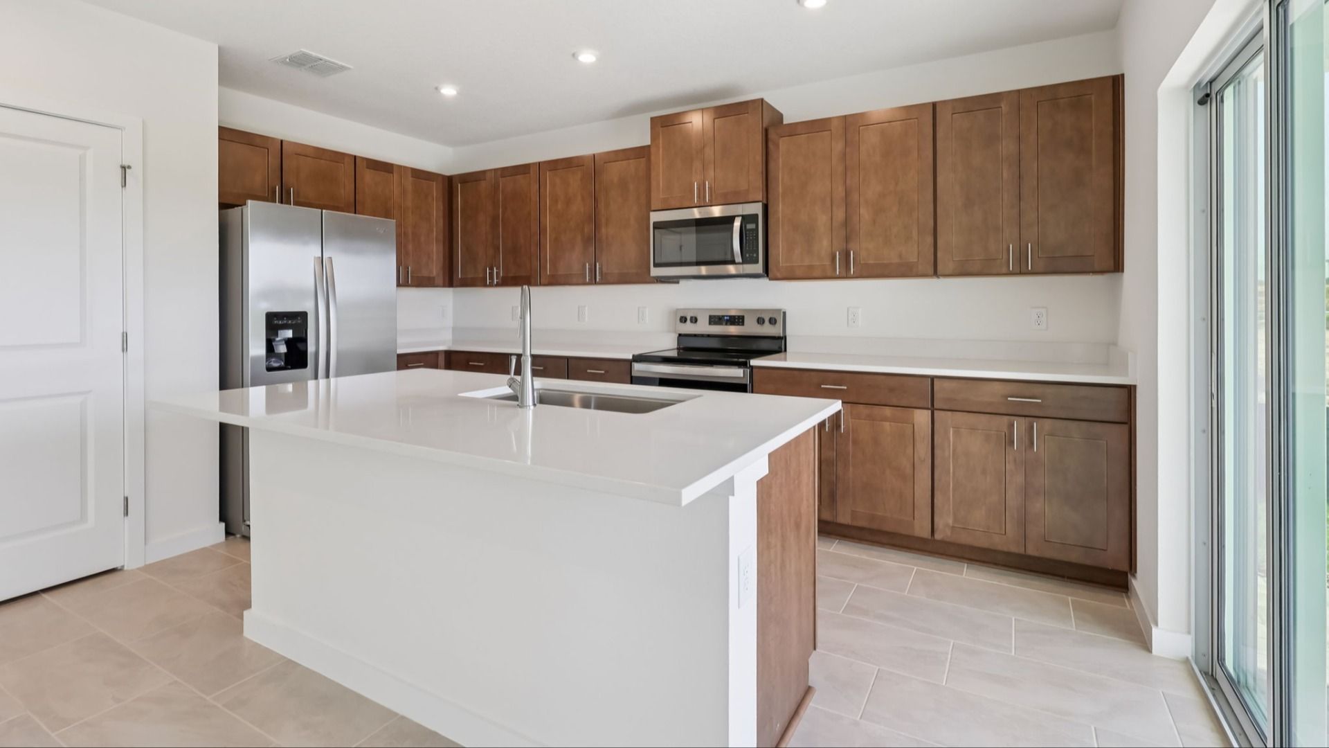 Atwood Floor Plan Kitchen by DRB Homes in Liberty Trace New Homes in Haines City, FL