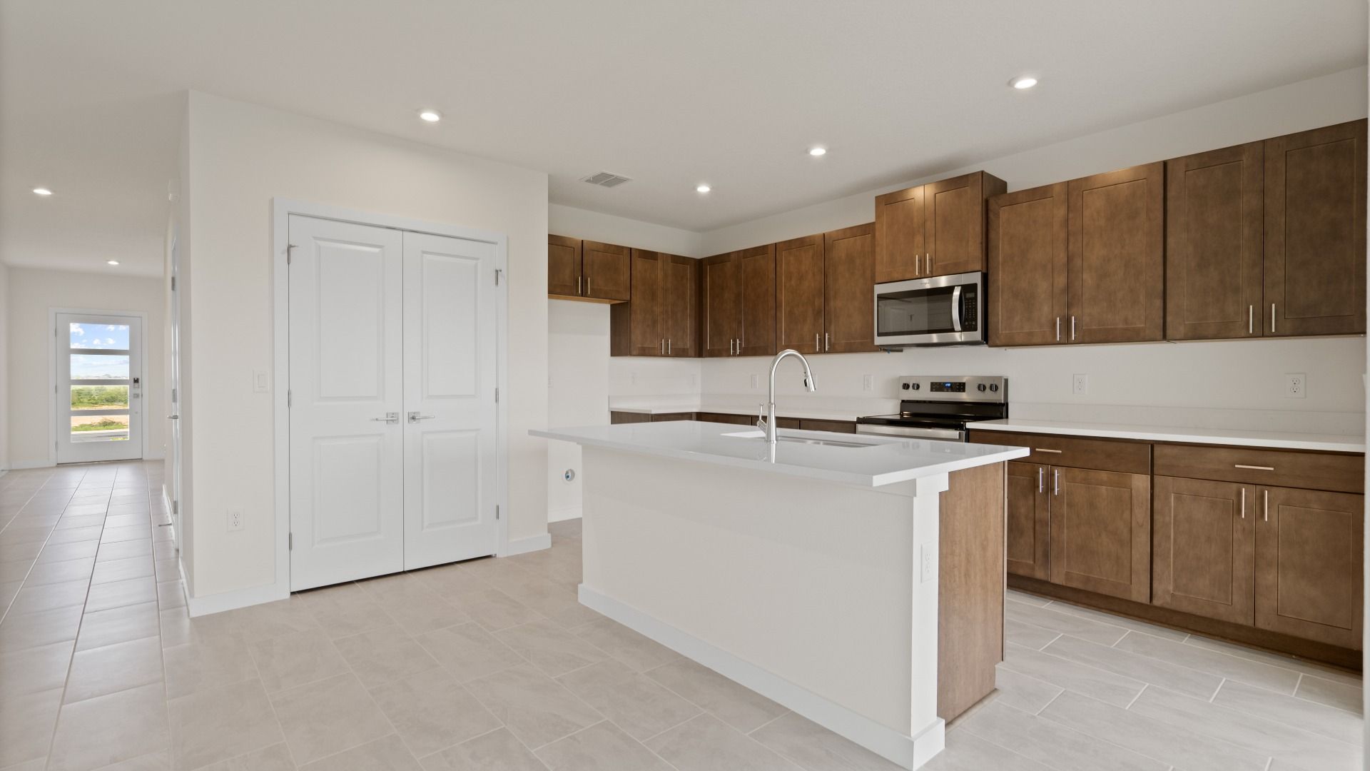 Atwood Floor Plan Kitchen by DRB Homes in Liberty Trace New Homes in Haines City, FL