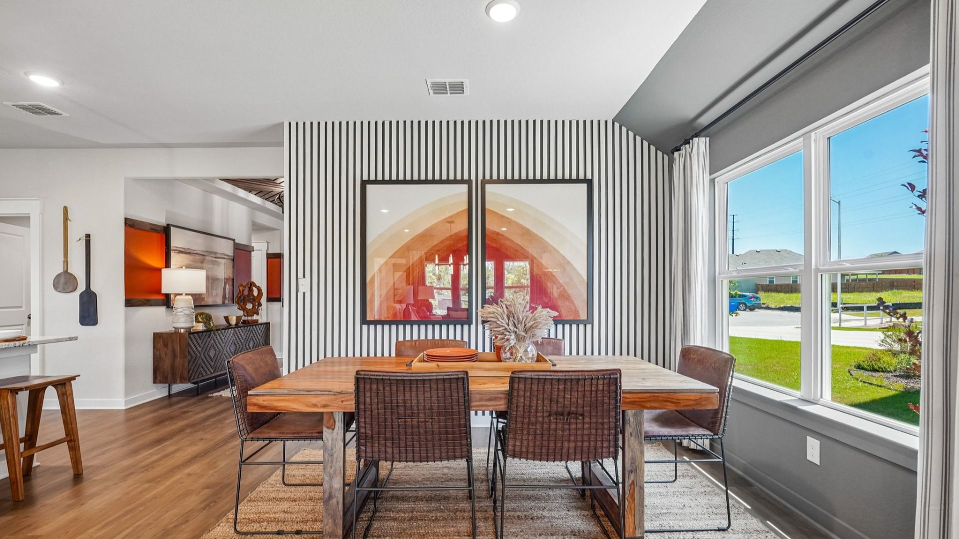 Casual Dining area with a large window to provide plenty of natural light during dining and throughout the day.