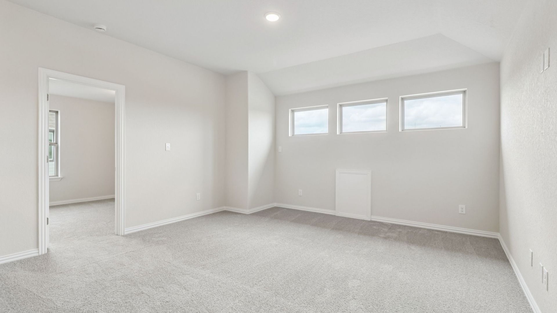 Loft area on the second level of the home