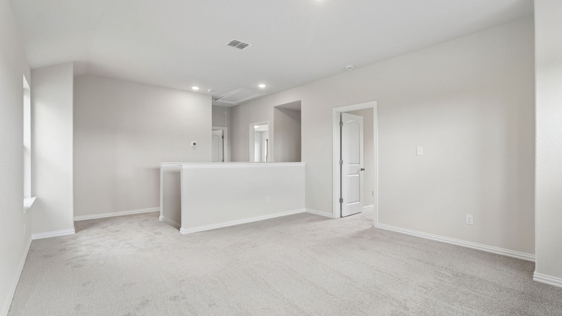 Loft area on the second level of the home