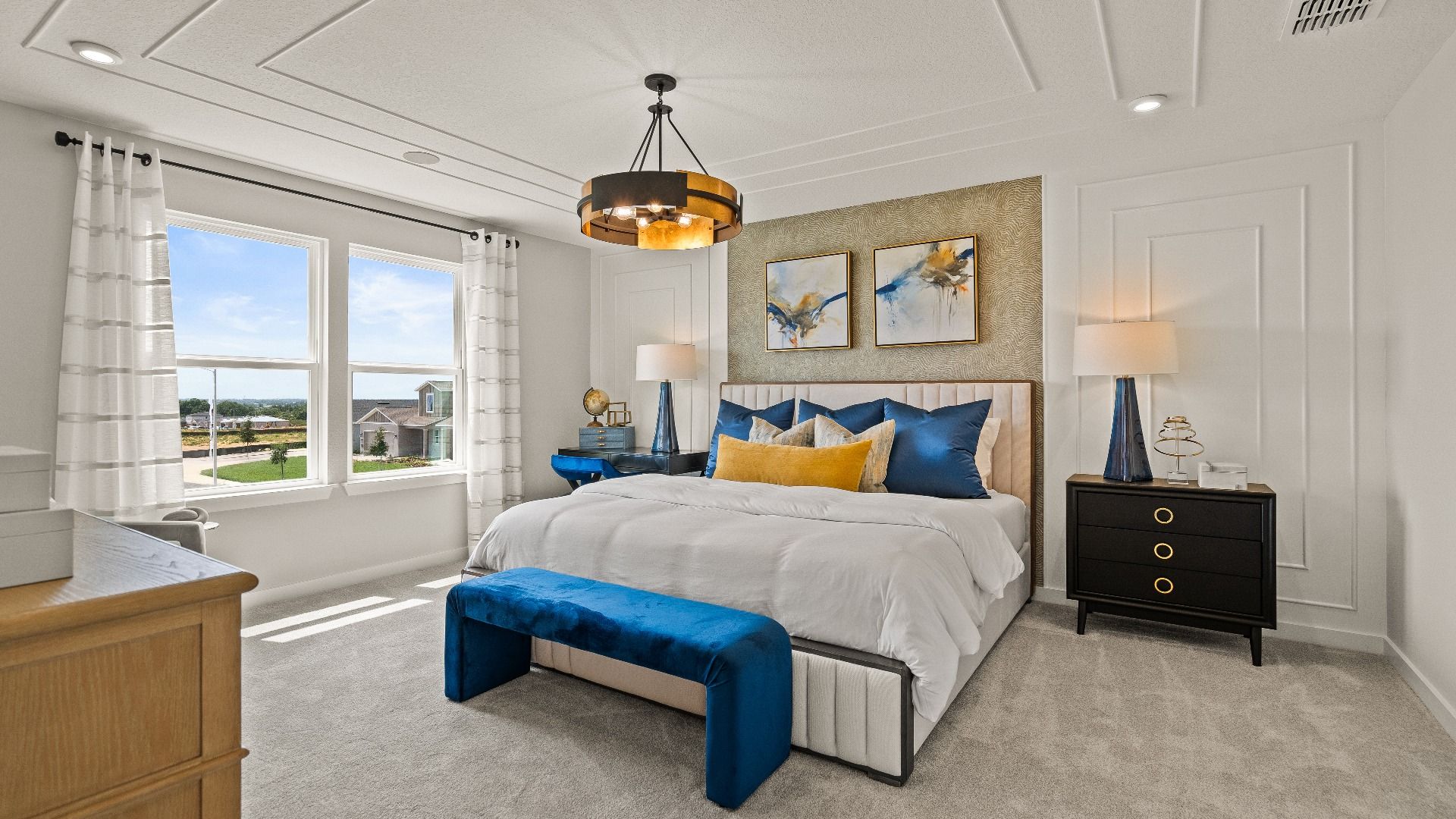 Primary Suite En Suite Bath in New Home in Liberty Trace by DRB Homes in Haines City, FL