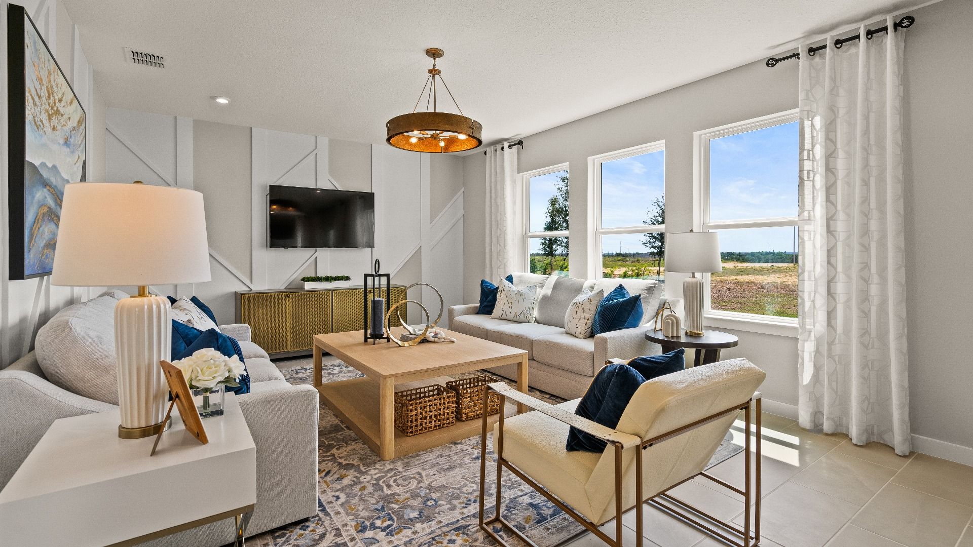 Living Area in New Home in Liberty Trace by DRB Homes in Haines City, FL