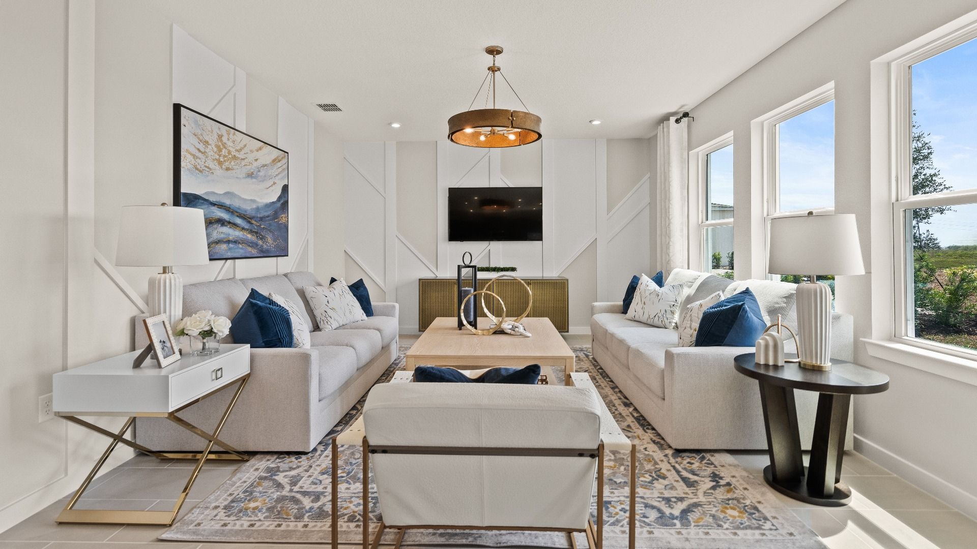 Living Area in New Home in Liberty Trace by DRB Homes in Haines City, FL