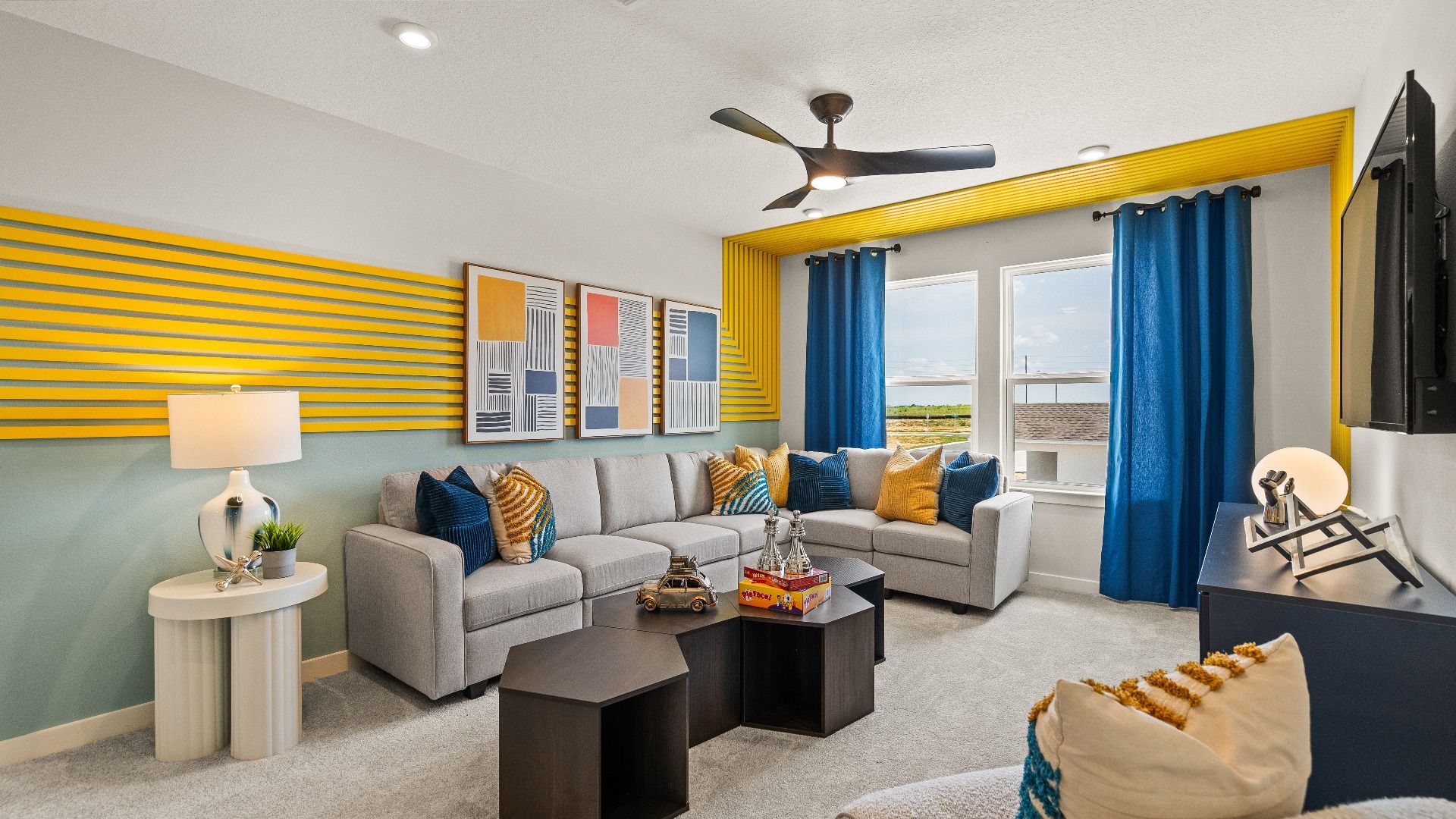 Loft Space in New Home in Liberty Trace by DRB Homes in Haines City, FL
