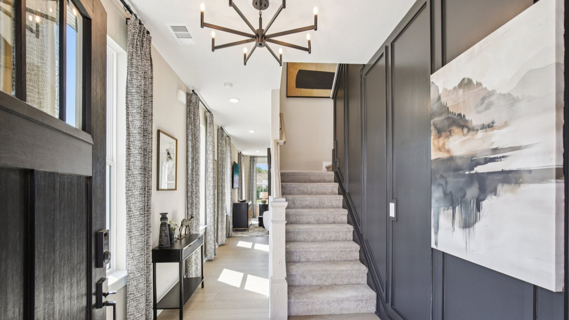 Enter your home with style, with a sense of arrival in the entry foyers.