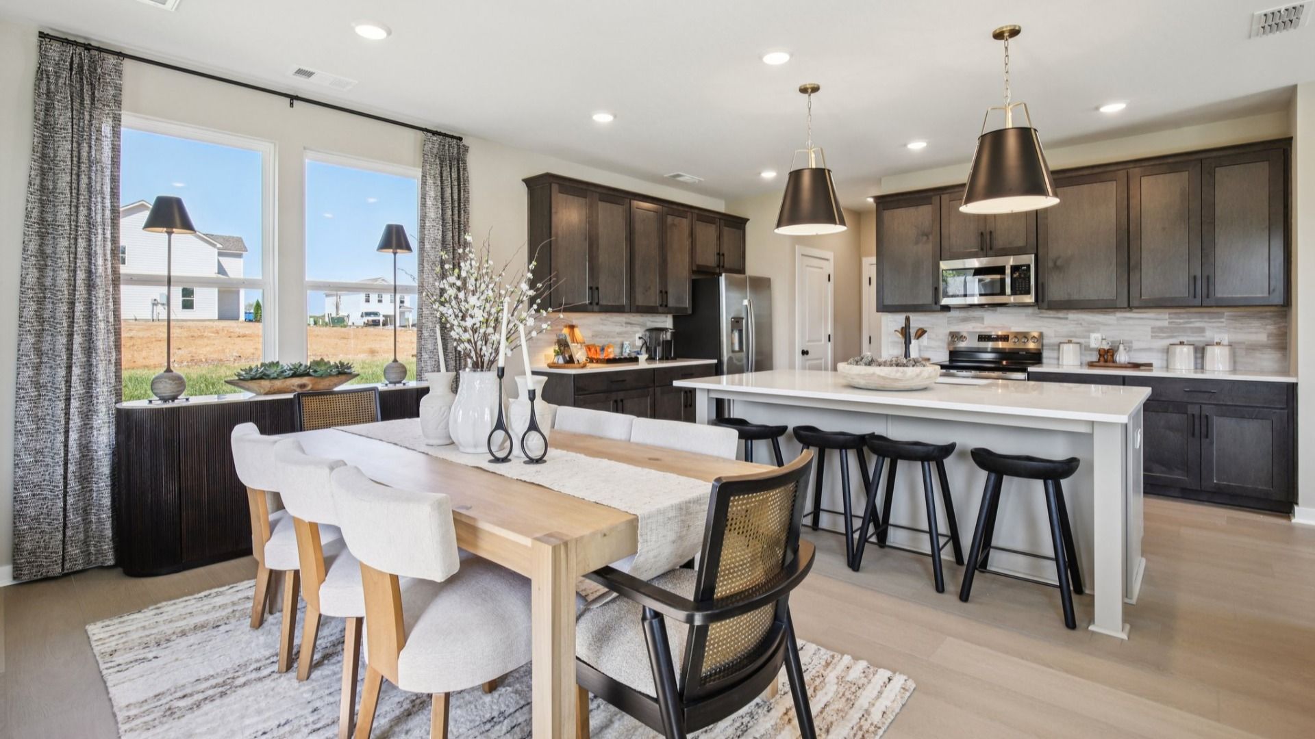Enjoy room to cook and entertain, as well as plenty of storage.