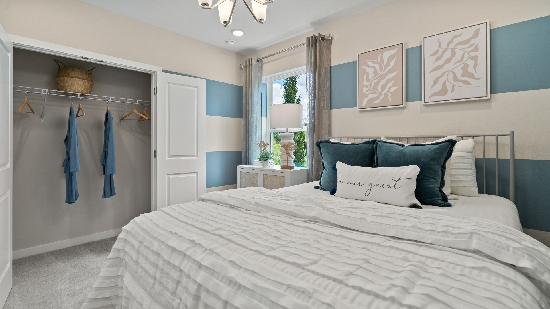 First Floor Guest Room in Ponte Vedra New Home Plan in Hamilton Bluff in Haines City, FL by DRB Homes