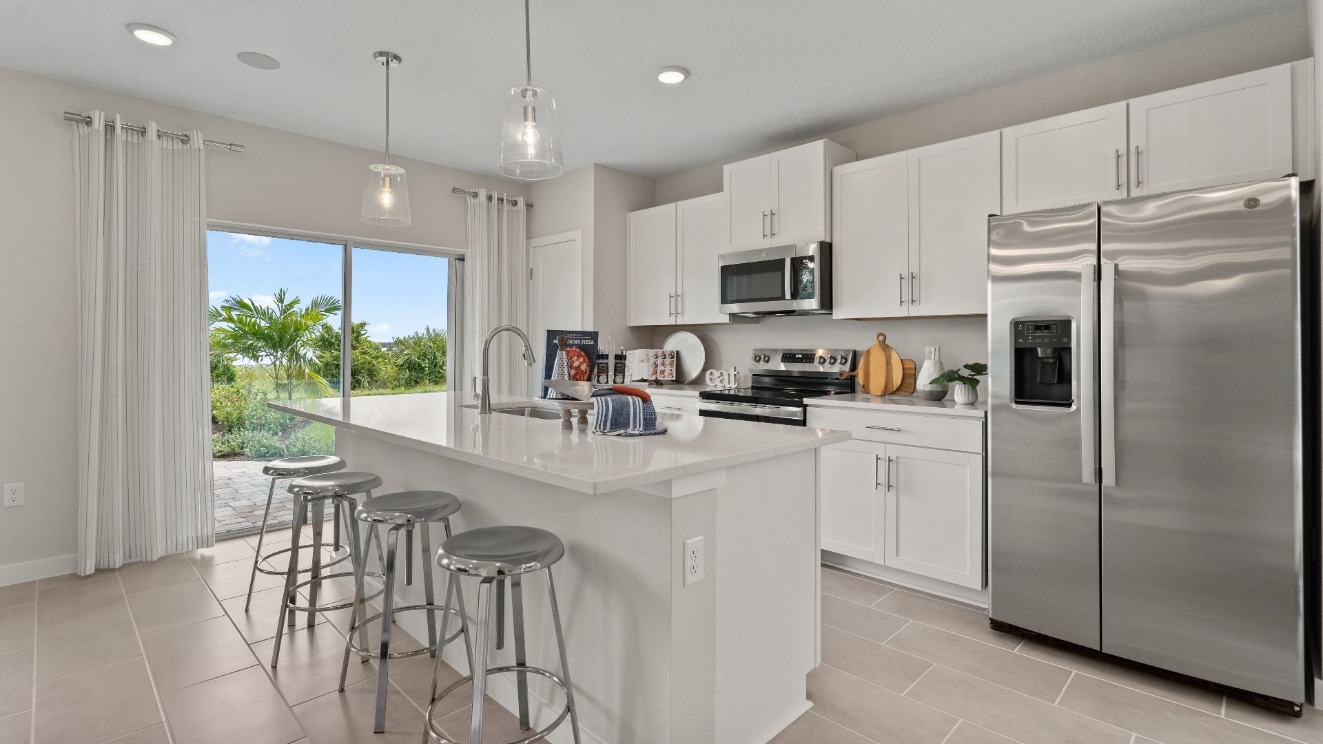 Kitchen in Ponte Vedra New Home Plan in Hamilton Bluff in Haines City, FL by DRB Homes