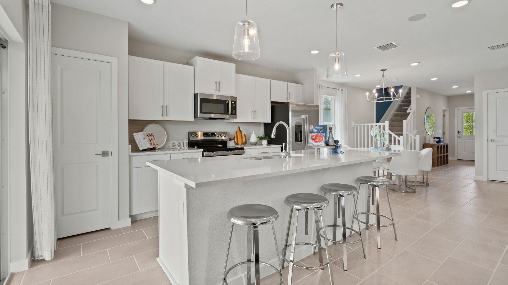 Kitchen in Ponte Vedra New Home Plan in Hamilton Bluff in Haines City, FL by DRB Homes
