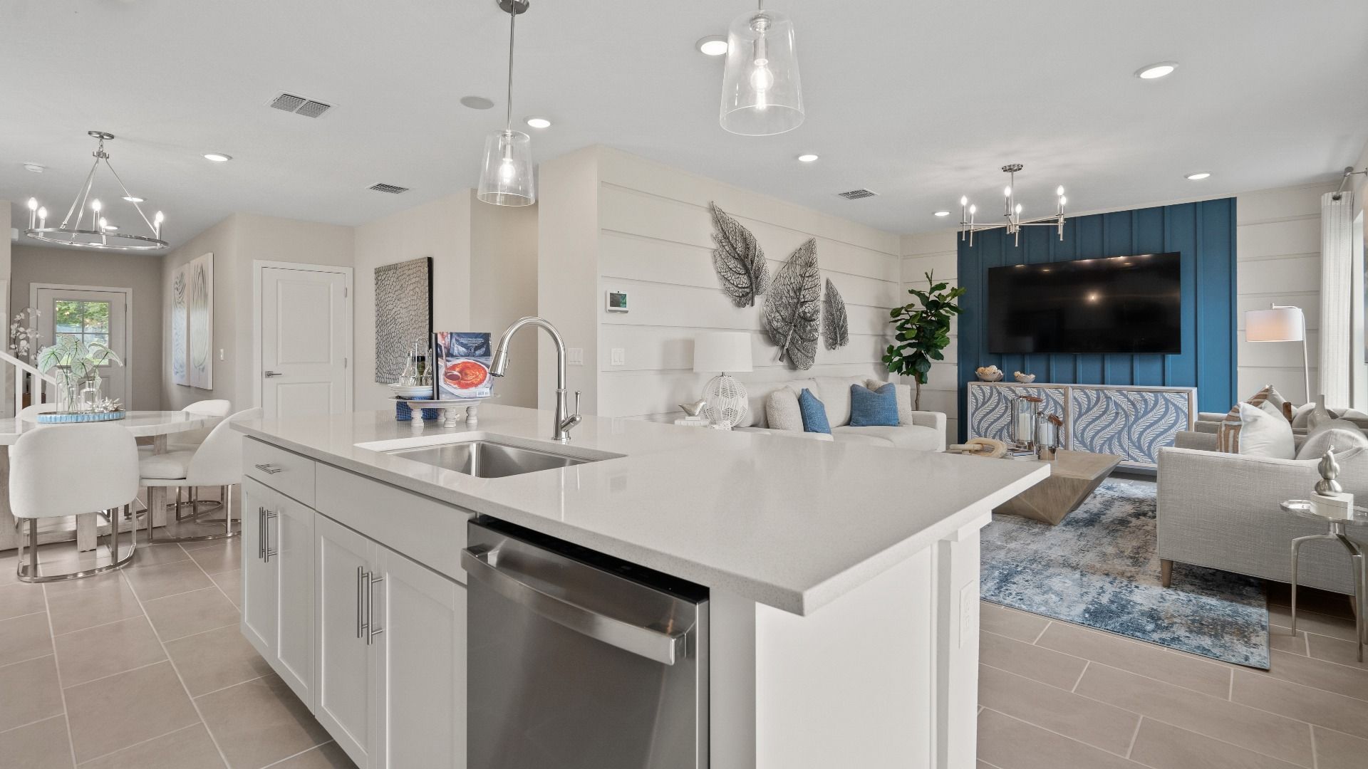 Kitchen in Ponte Vedra New Home Plan in Hamilton Bluff in Haines City, FL by DRB Homes