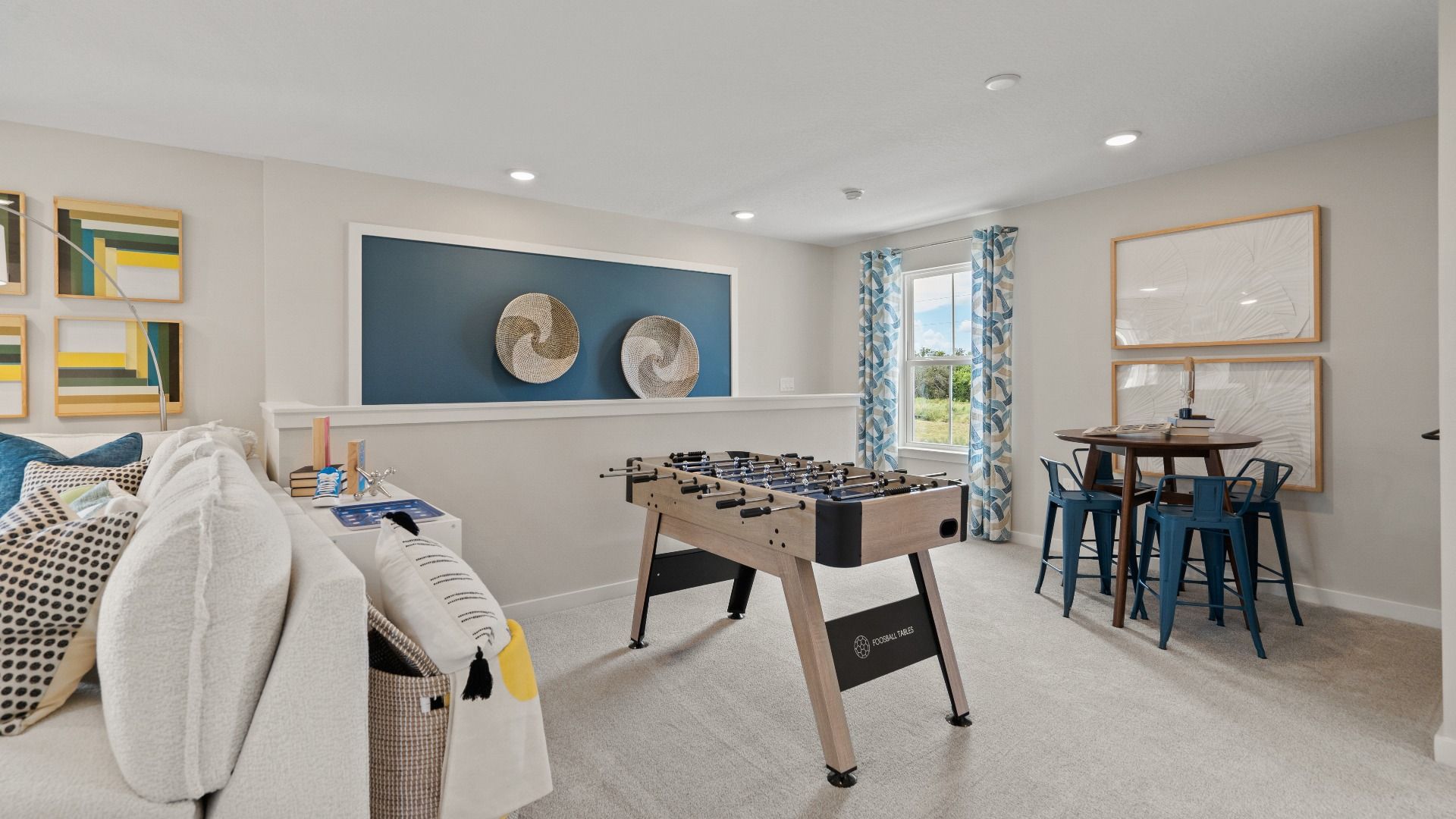Second Level Loft Area in Ponte Vedra New Home Plan in Hamilton Bluff in Haines City, FL by DRB Homes